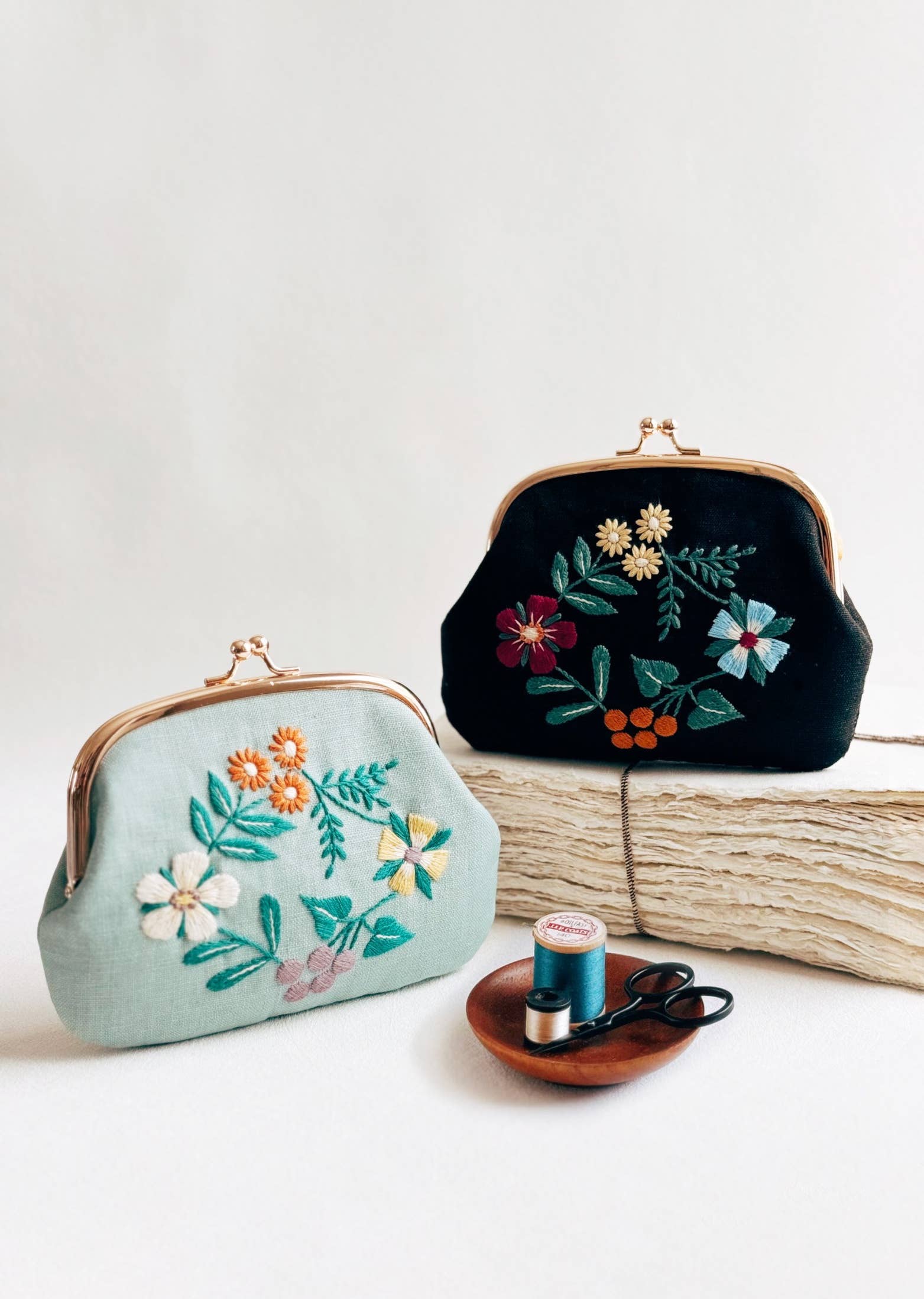 Vintage Floral Purse Kit