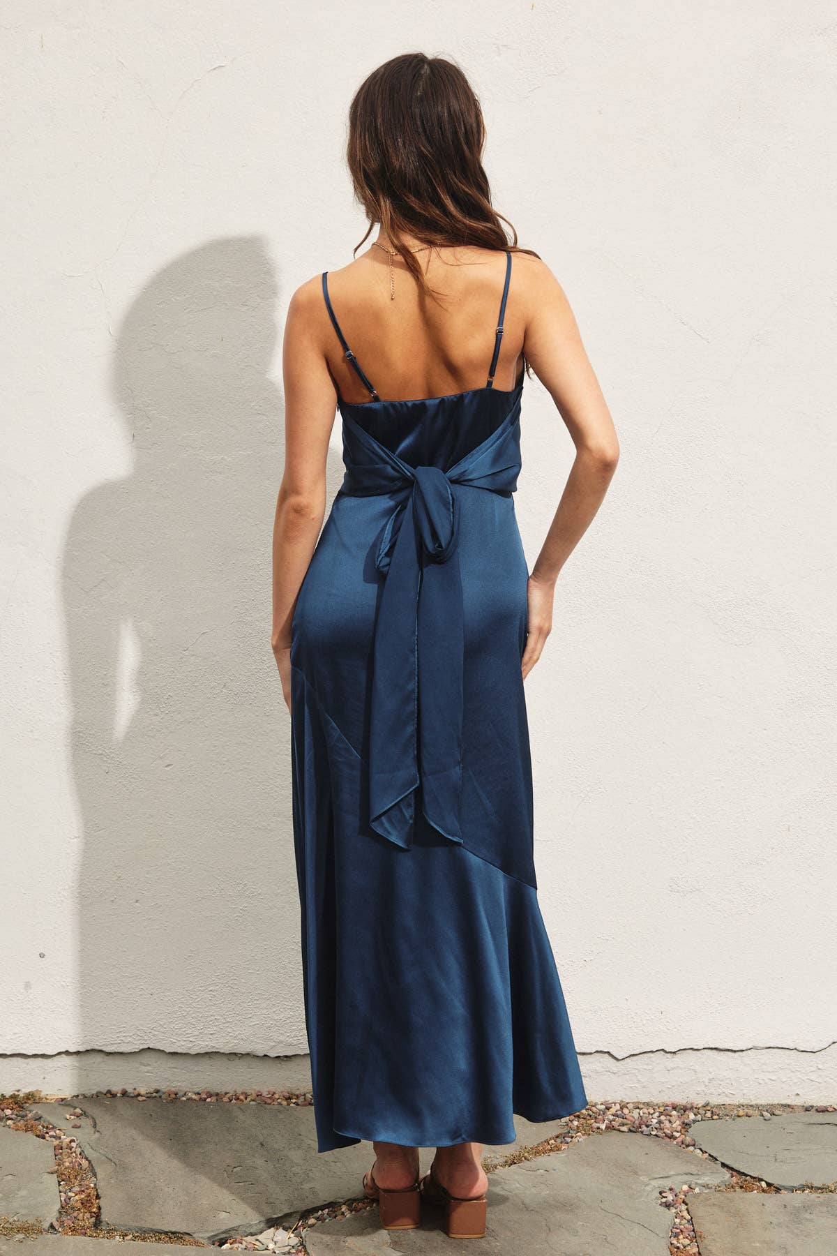 Satin Midi Dress