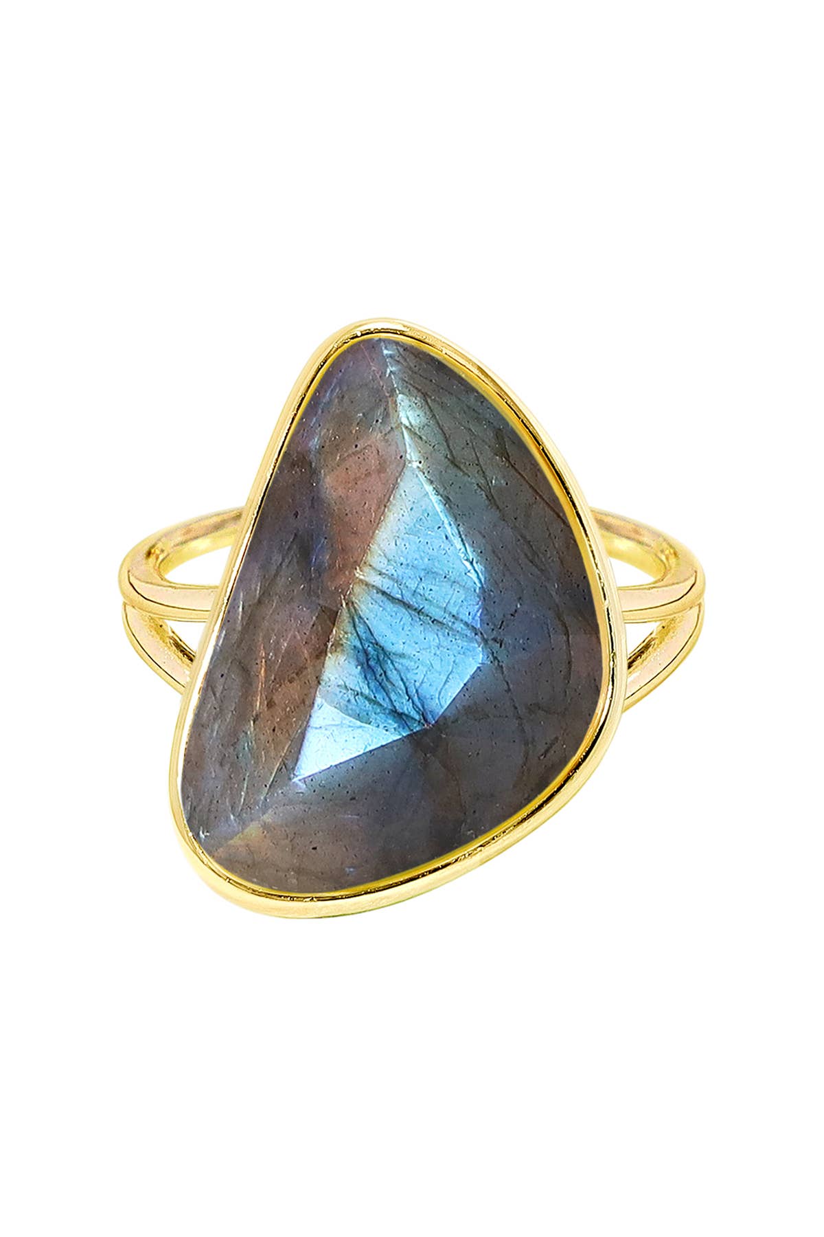 Labradorite Statement Ring