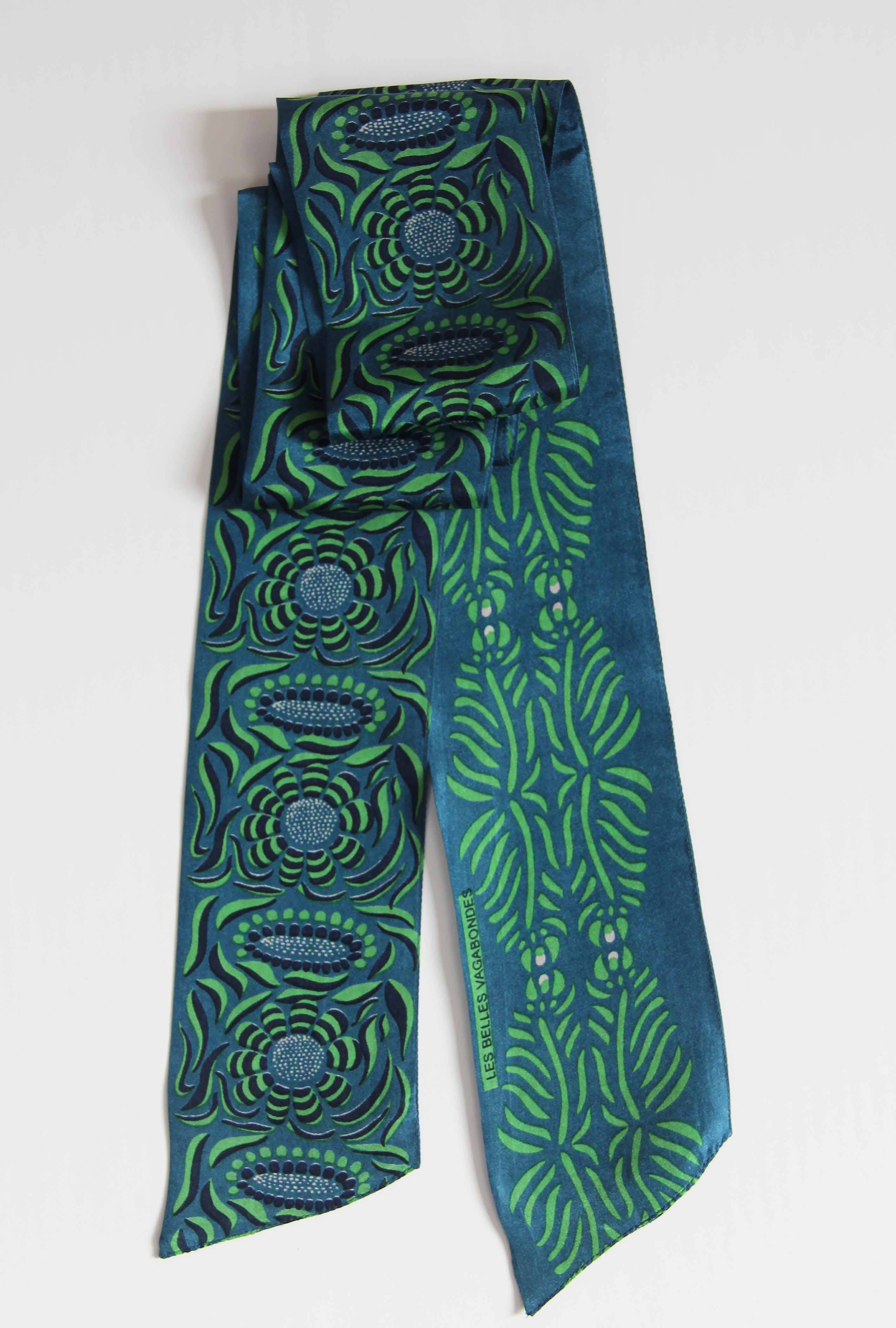 Camelia Vert Green Headband - Out of the Blue