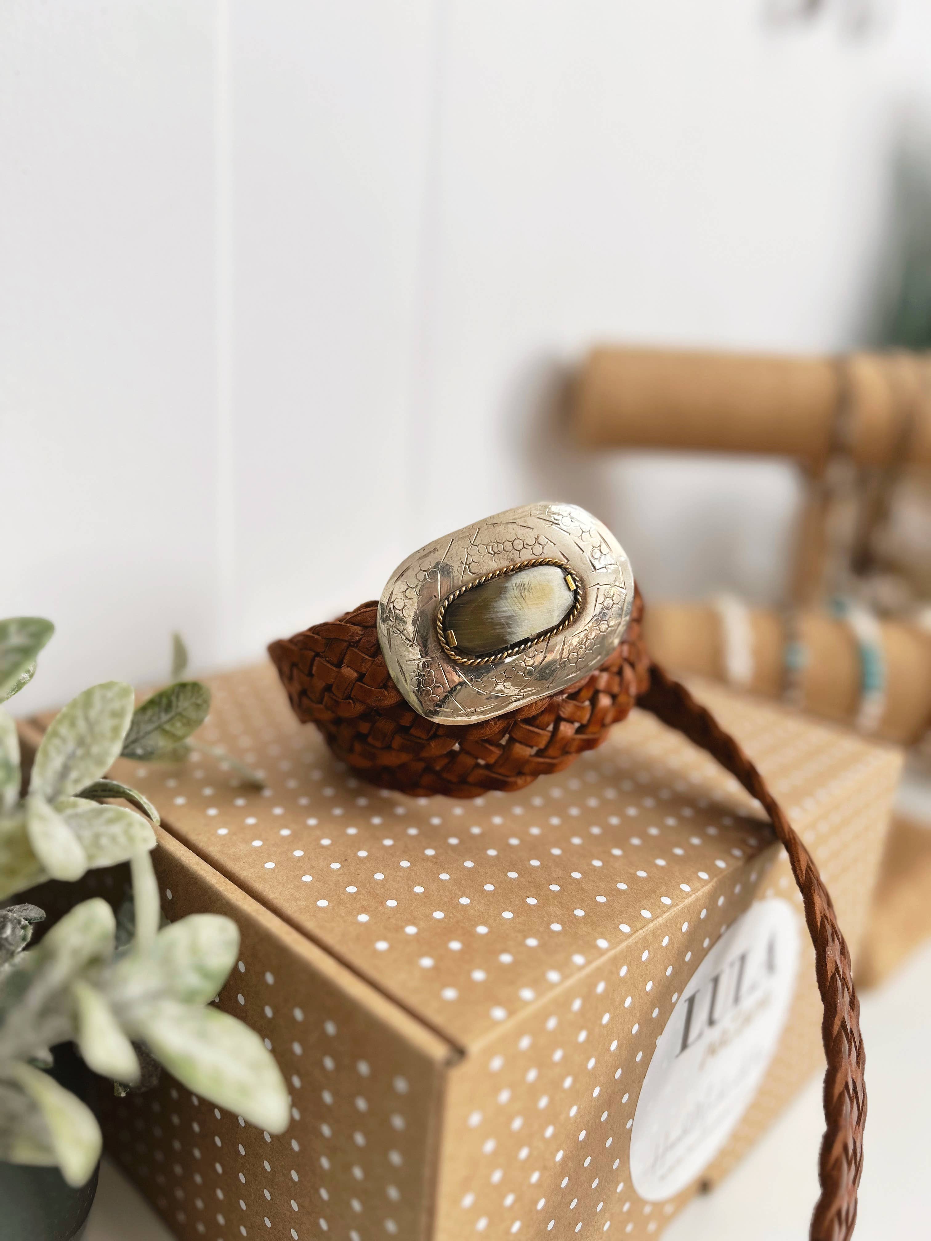 MERCURIO LEATHER BELT