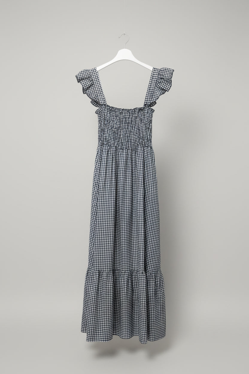 Women's spaghetti-strap dress 100% cotton - Out of the Blue