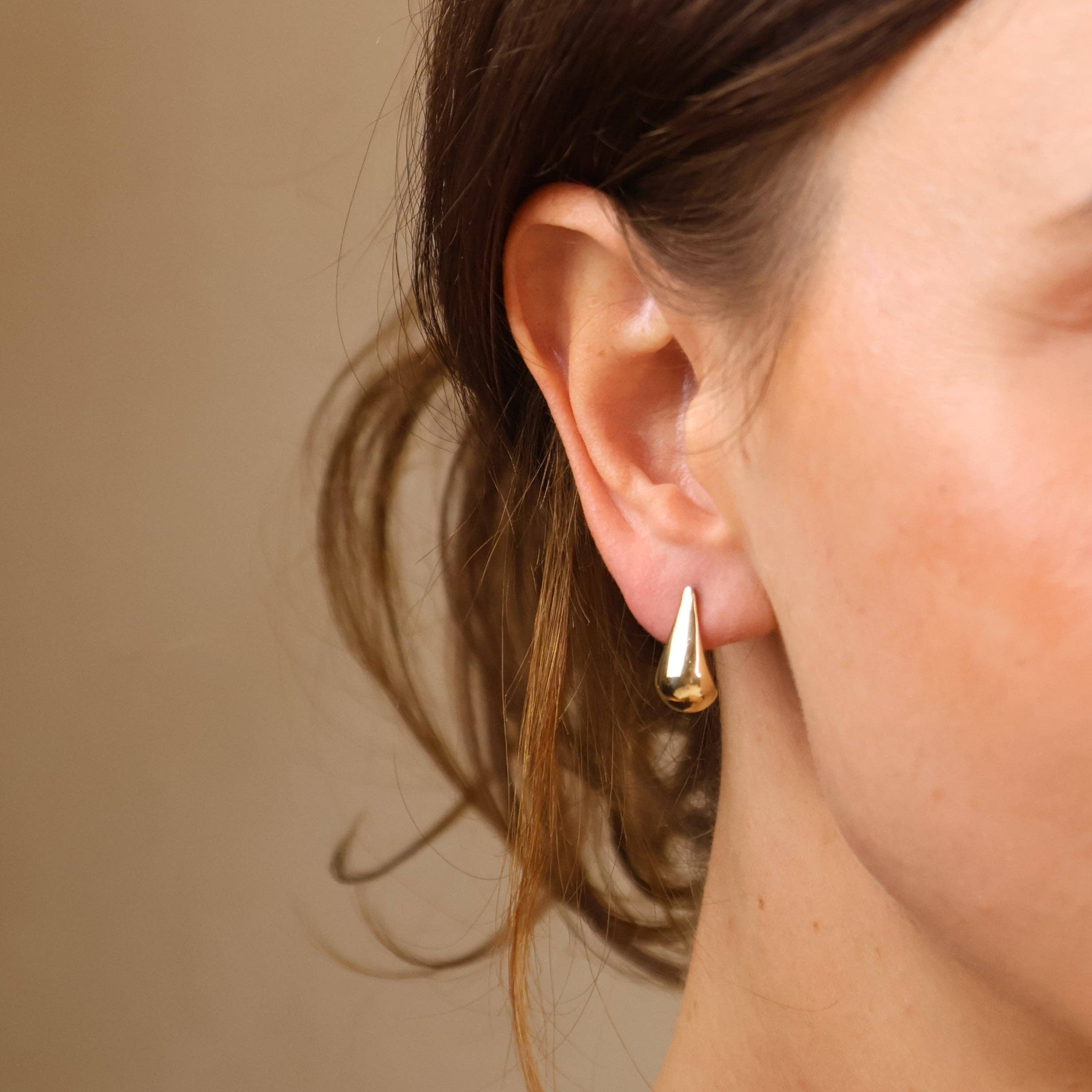 18k Gold Filled Teardrop Earrings