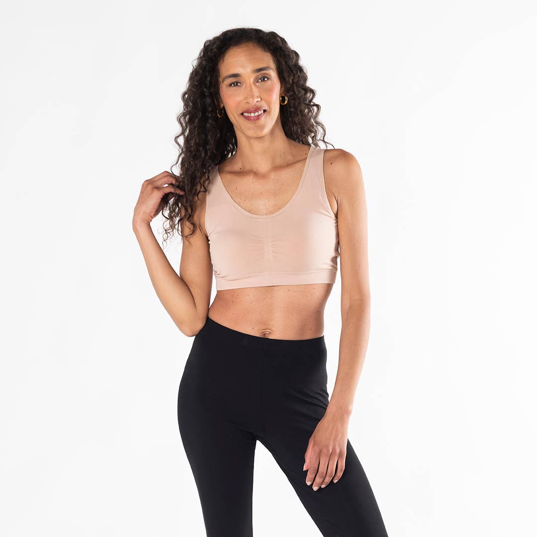 Essential Bamboo Bralette - Beige