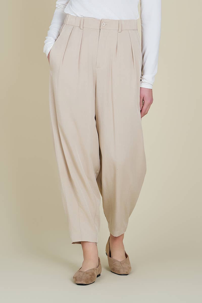50548 - TENCEL BARREL PANTS - Out of the Blue