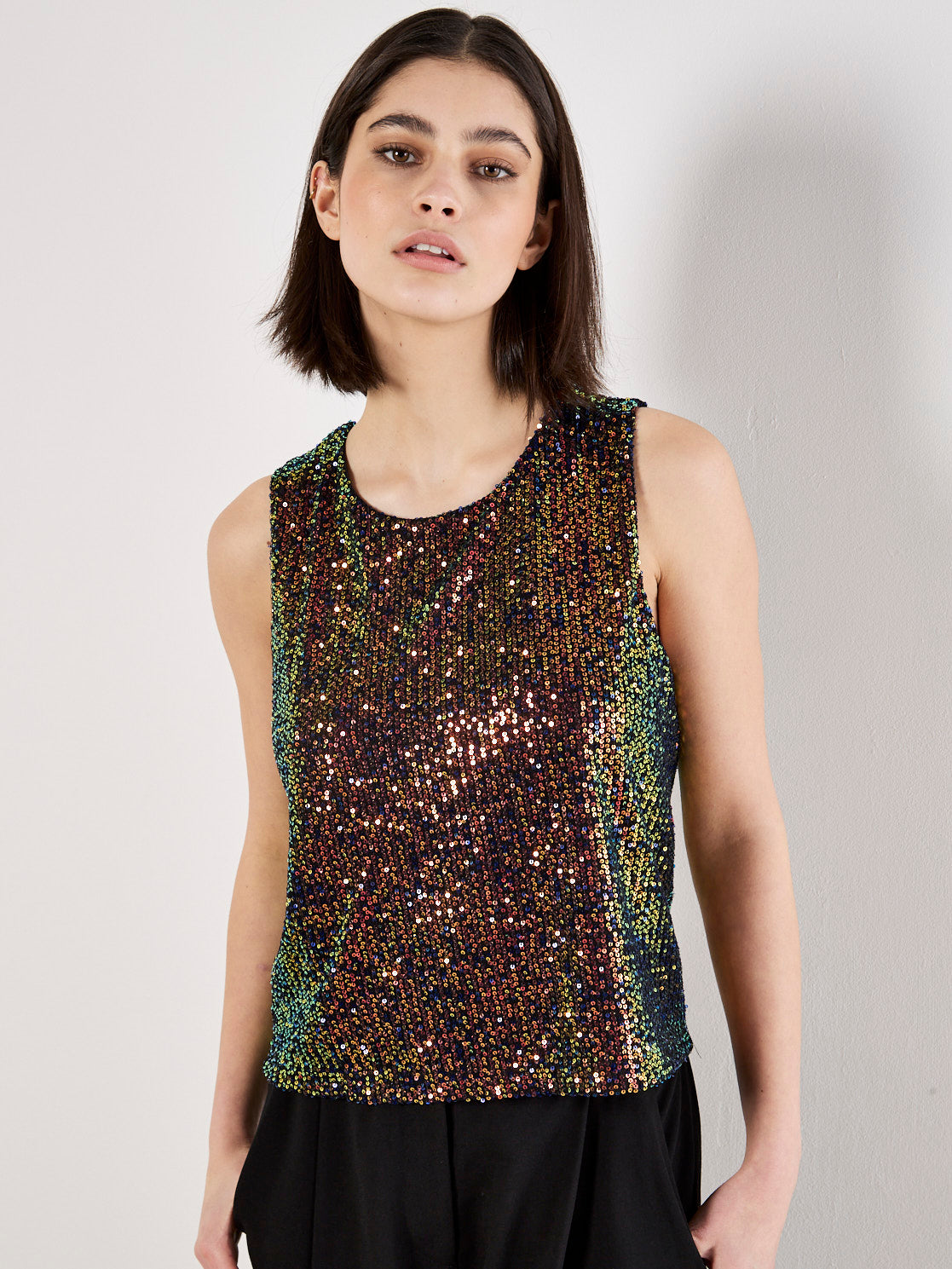 Sequin Tank Top