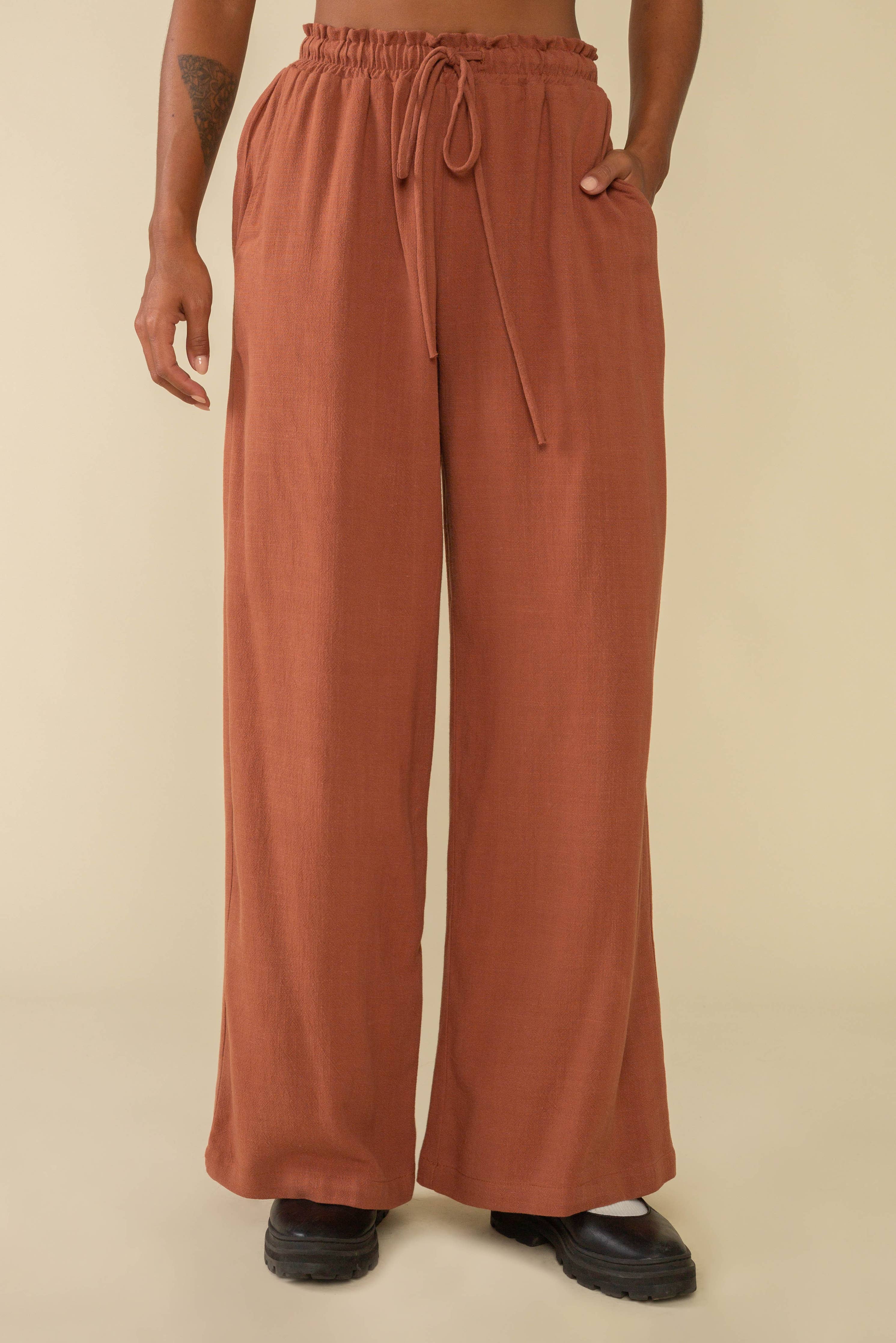 Cove Linen Pant - Out of the Blue