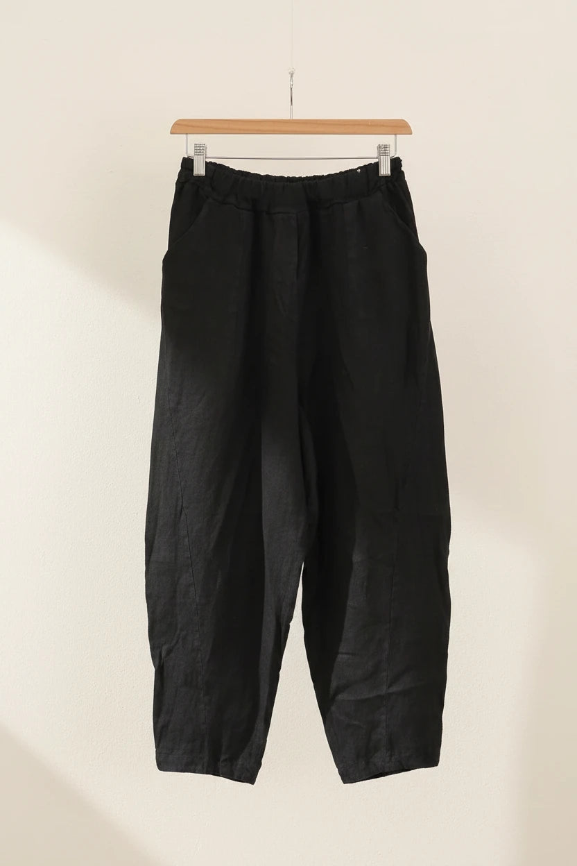 Barrel Linen Pants - Out of the Blue