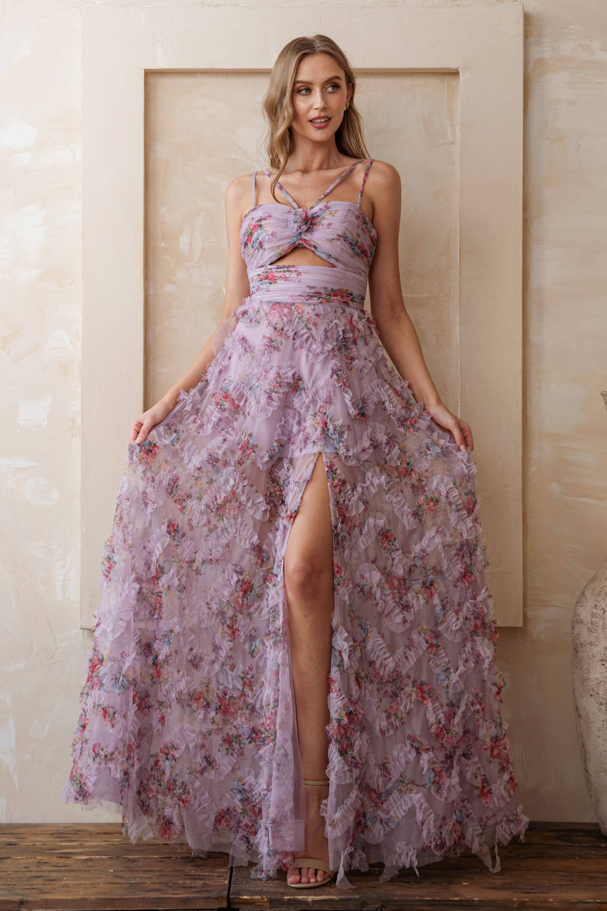 FLORAL  MAXI DRESS - Out of the Blue