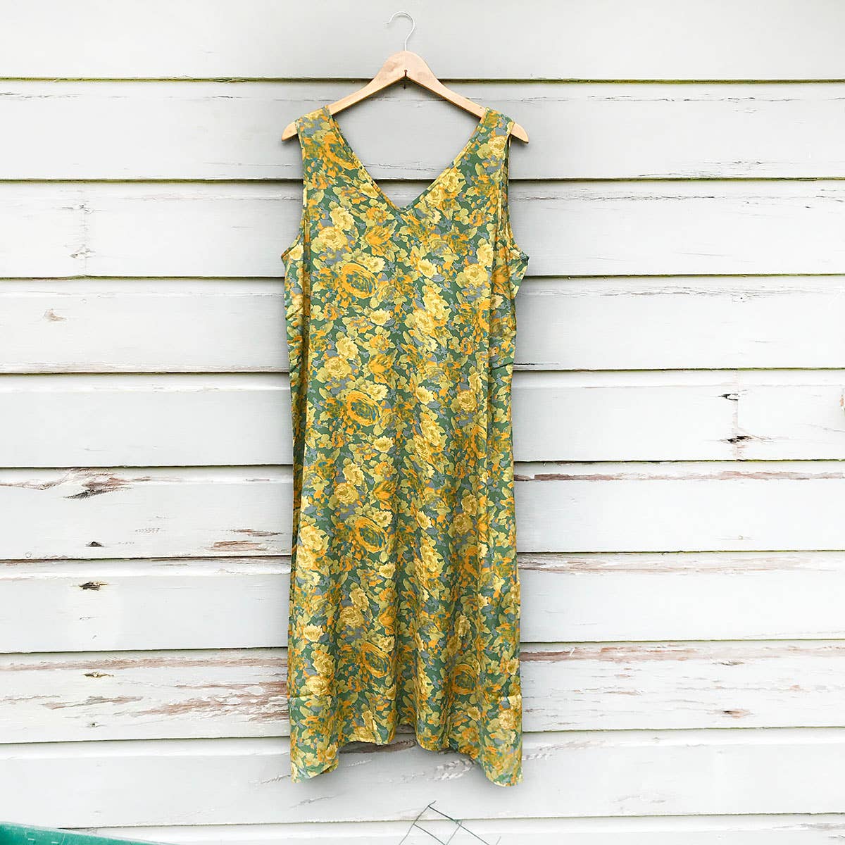 Green Roses Dress