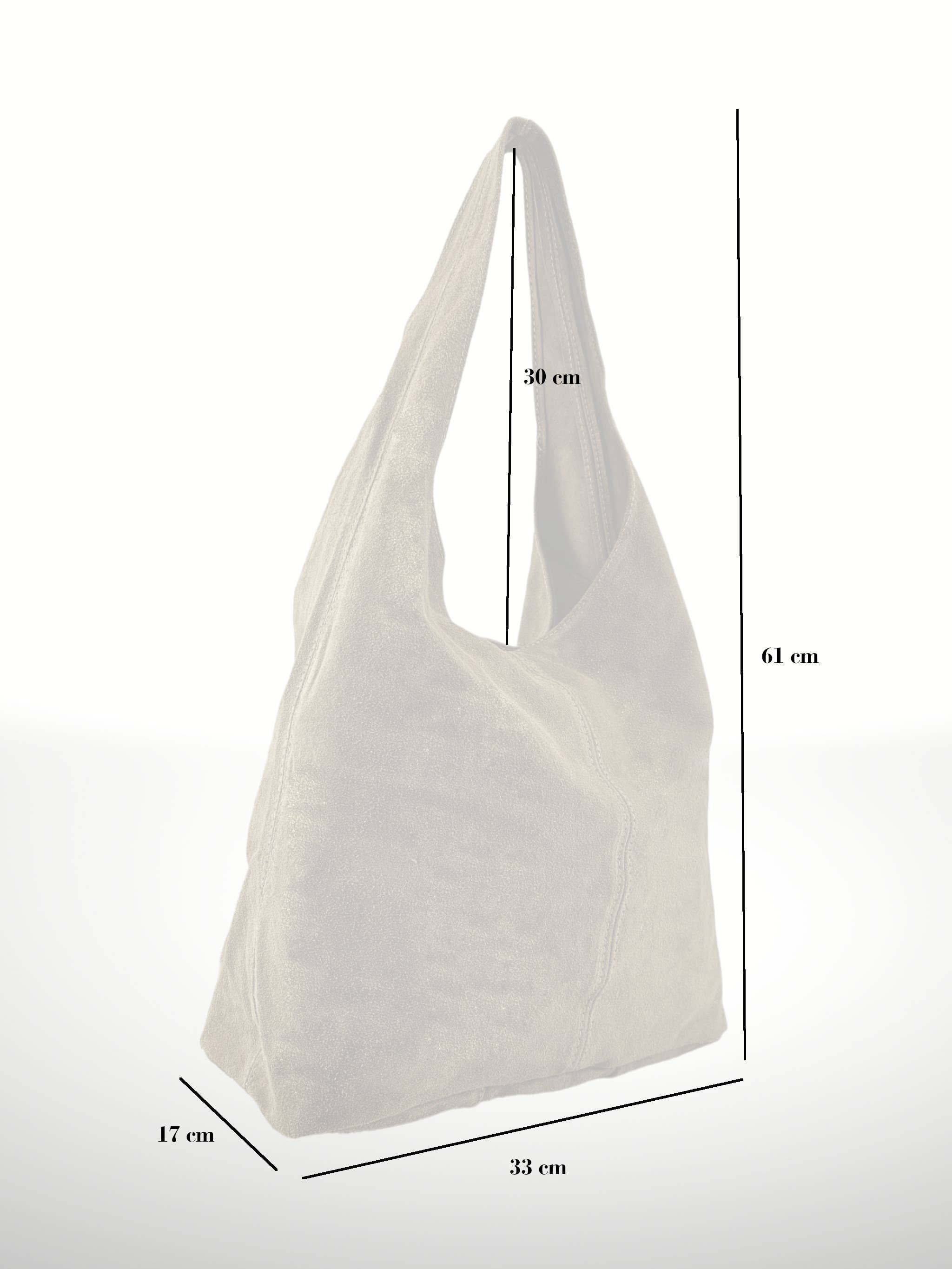 Silvia Suede Leather Bag - Out of the Blue