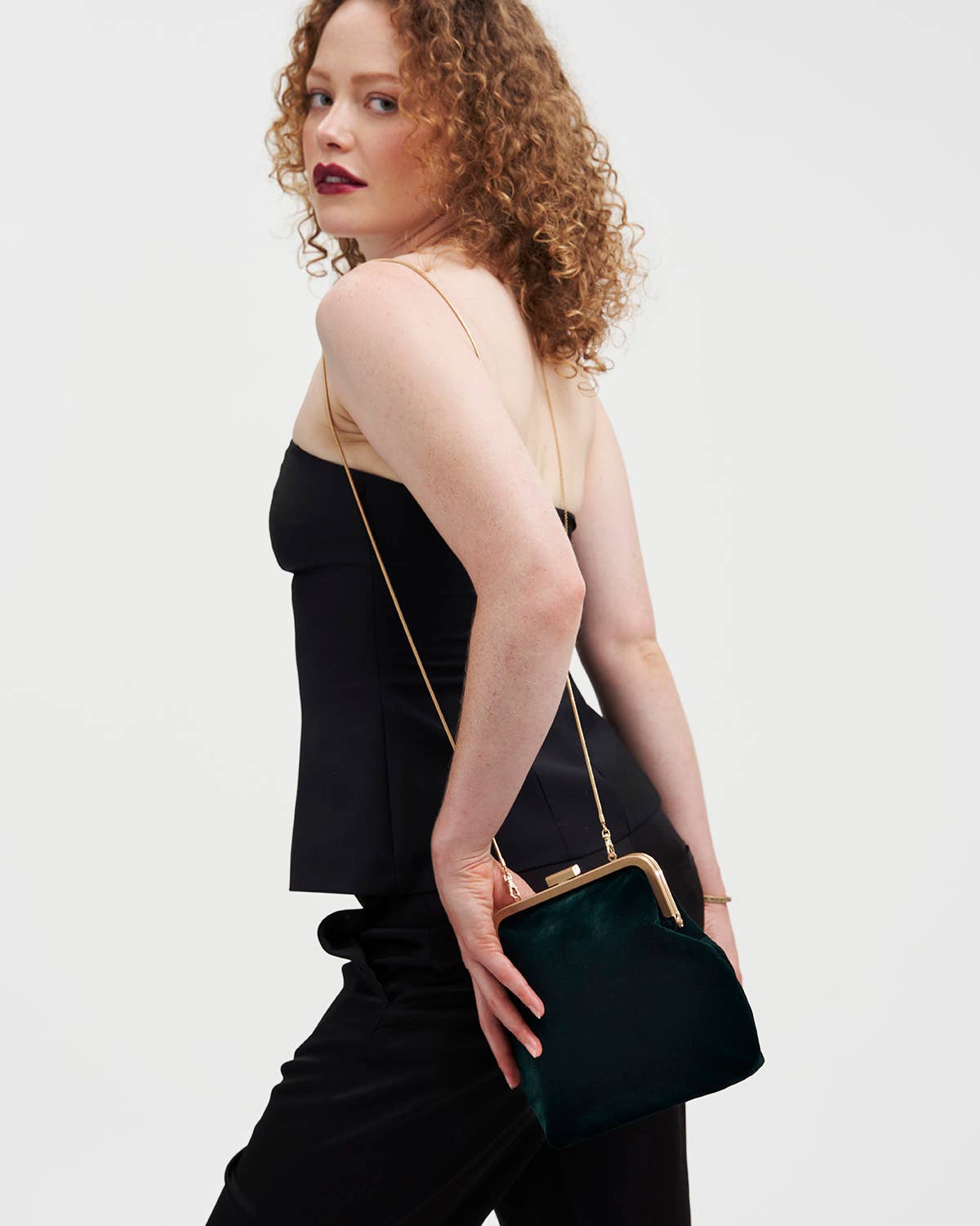 Into The Woods Green Clutch Bag - Out of the Blue