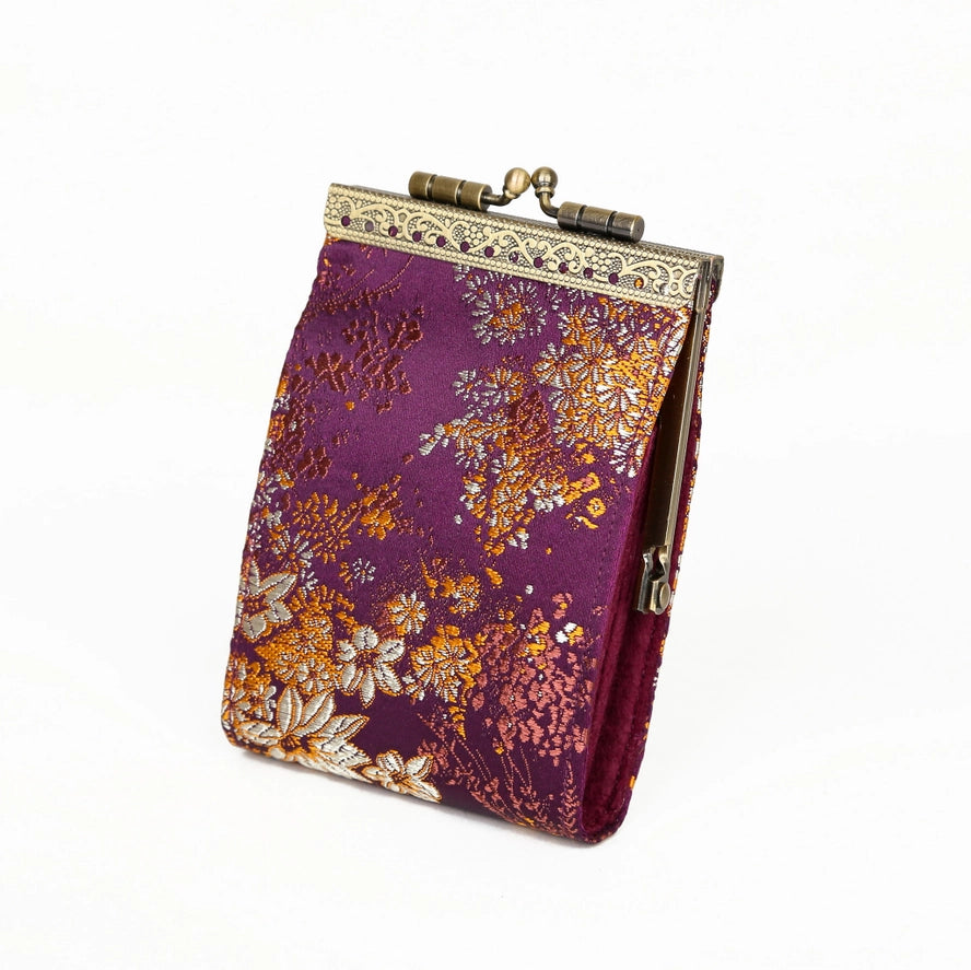 Floral Brocade Card Holder - Out of the Blue