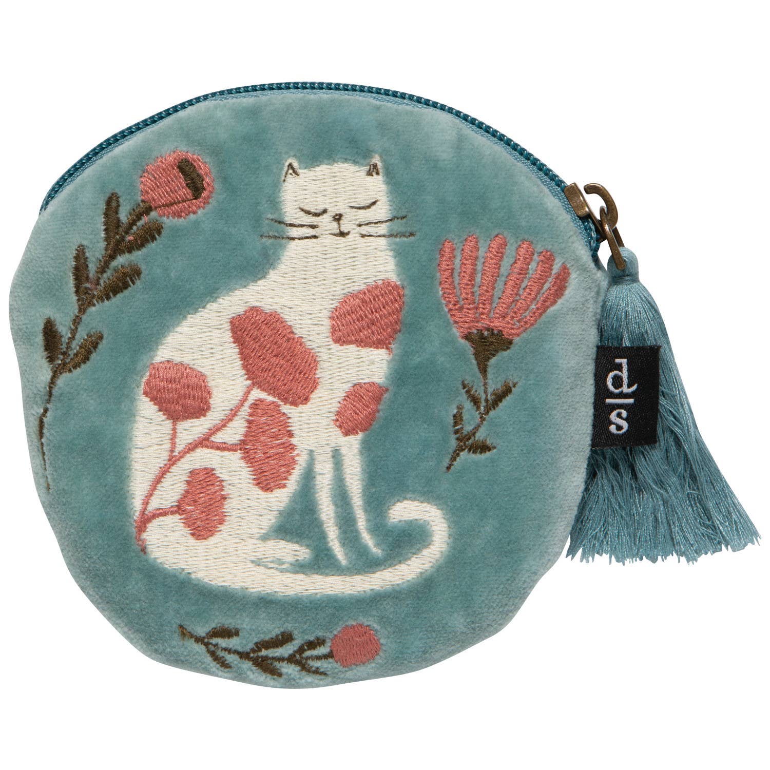 Danica Studio Catbloom Embroidered Coin Purse