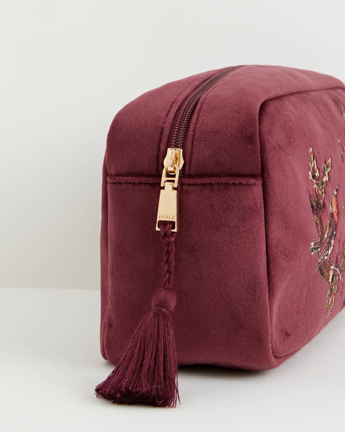 Robin Velvet Pouch - Out of the Blue