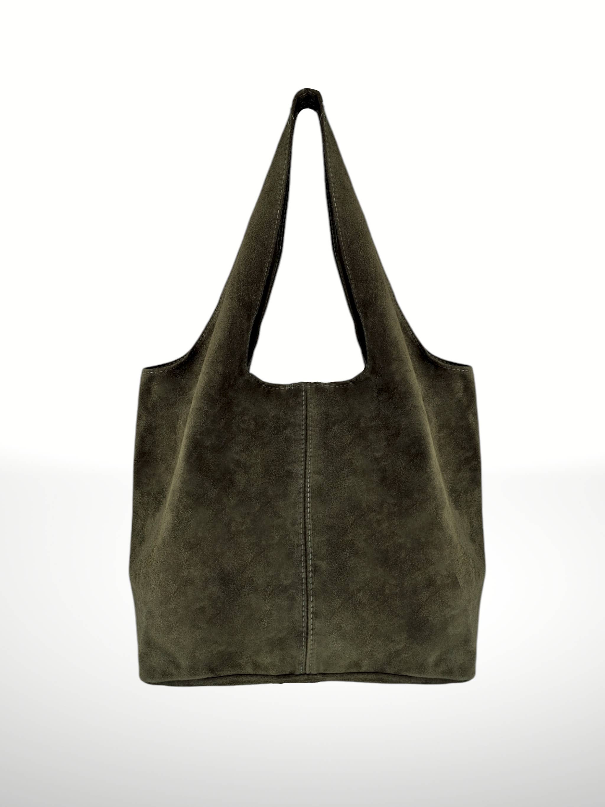Suede Leather Shoulder Bag