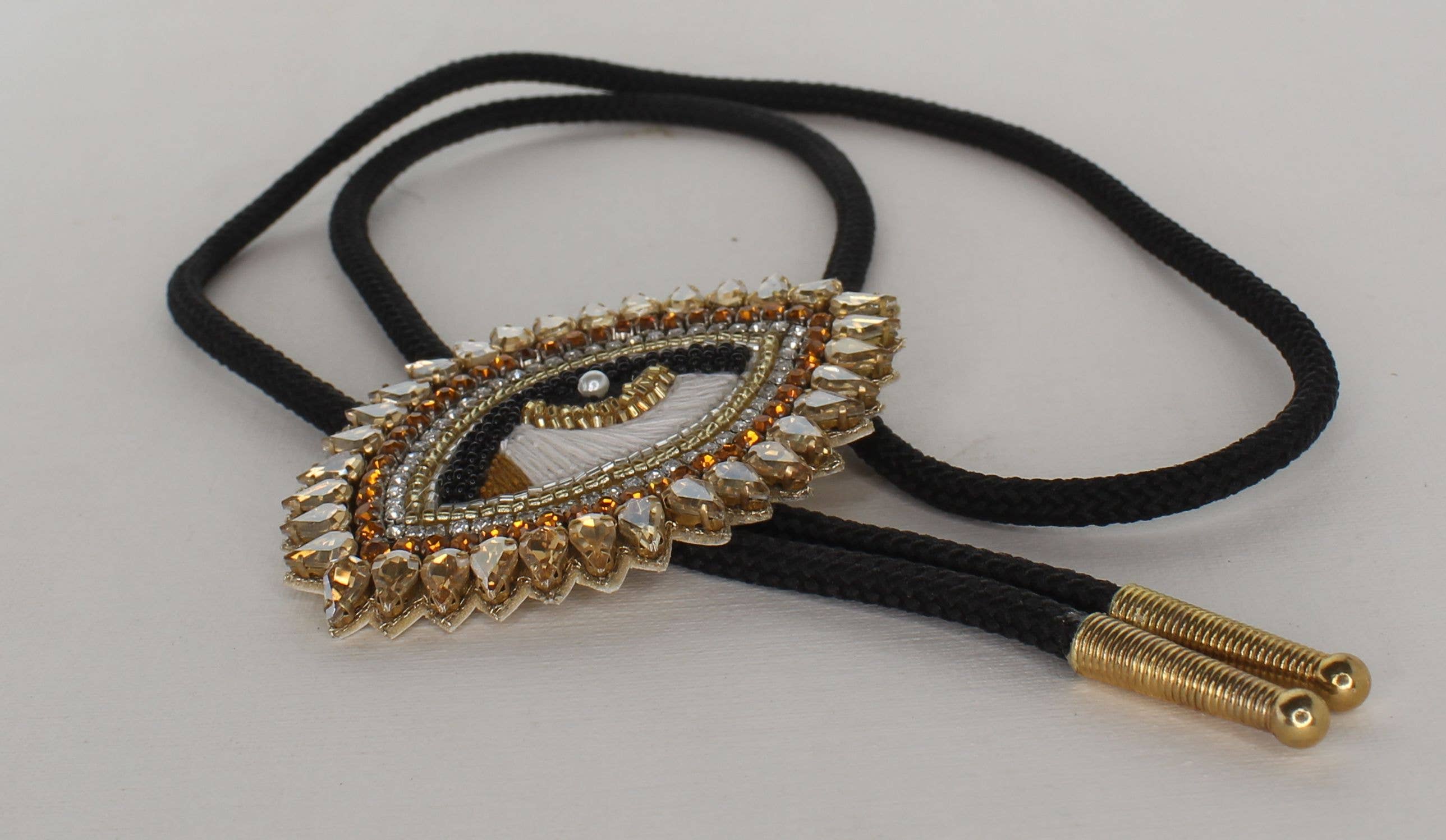 Sequin Evil Eye Bolo Tie