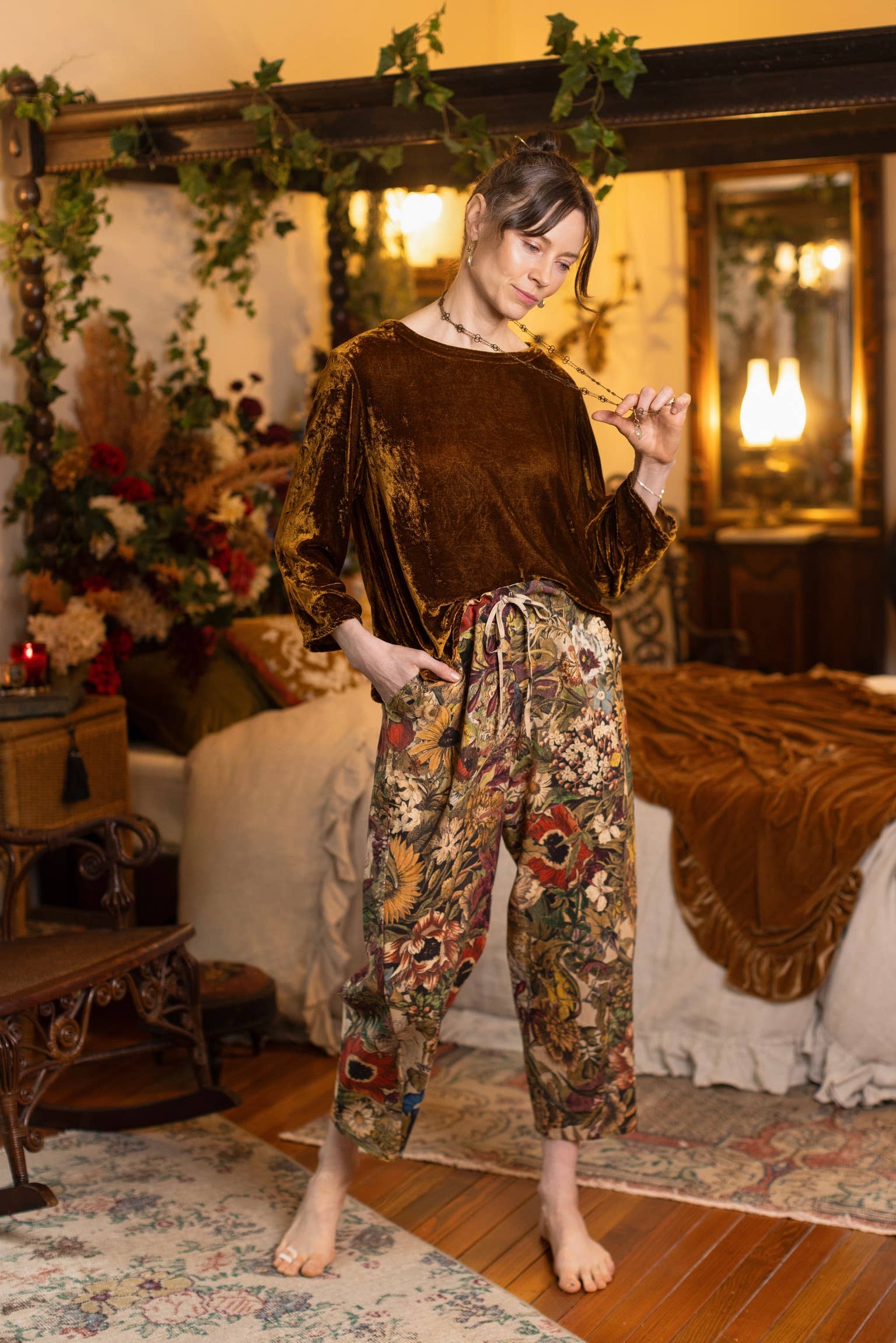 Golden Hour Linen Artist Pant