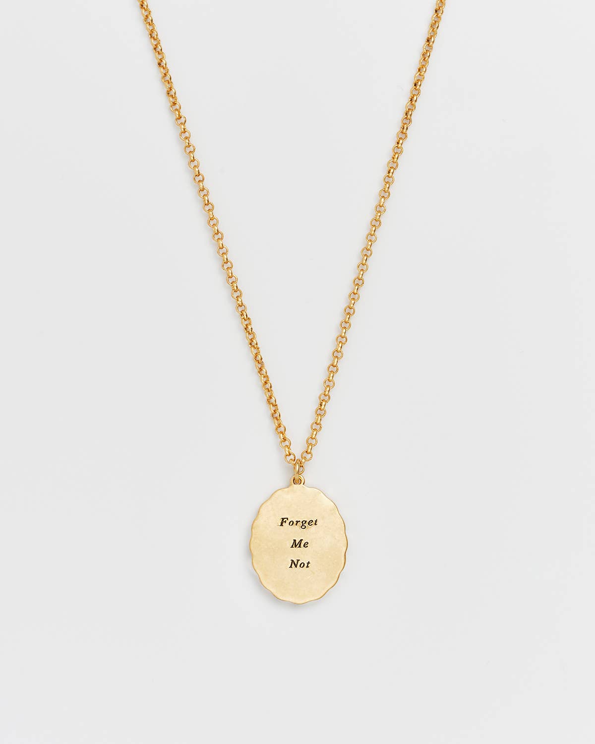 Fable Forget Me Not Cameo Necklace - Out of the Blue