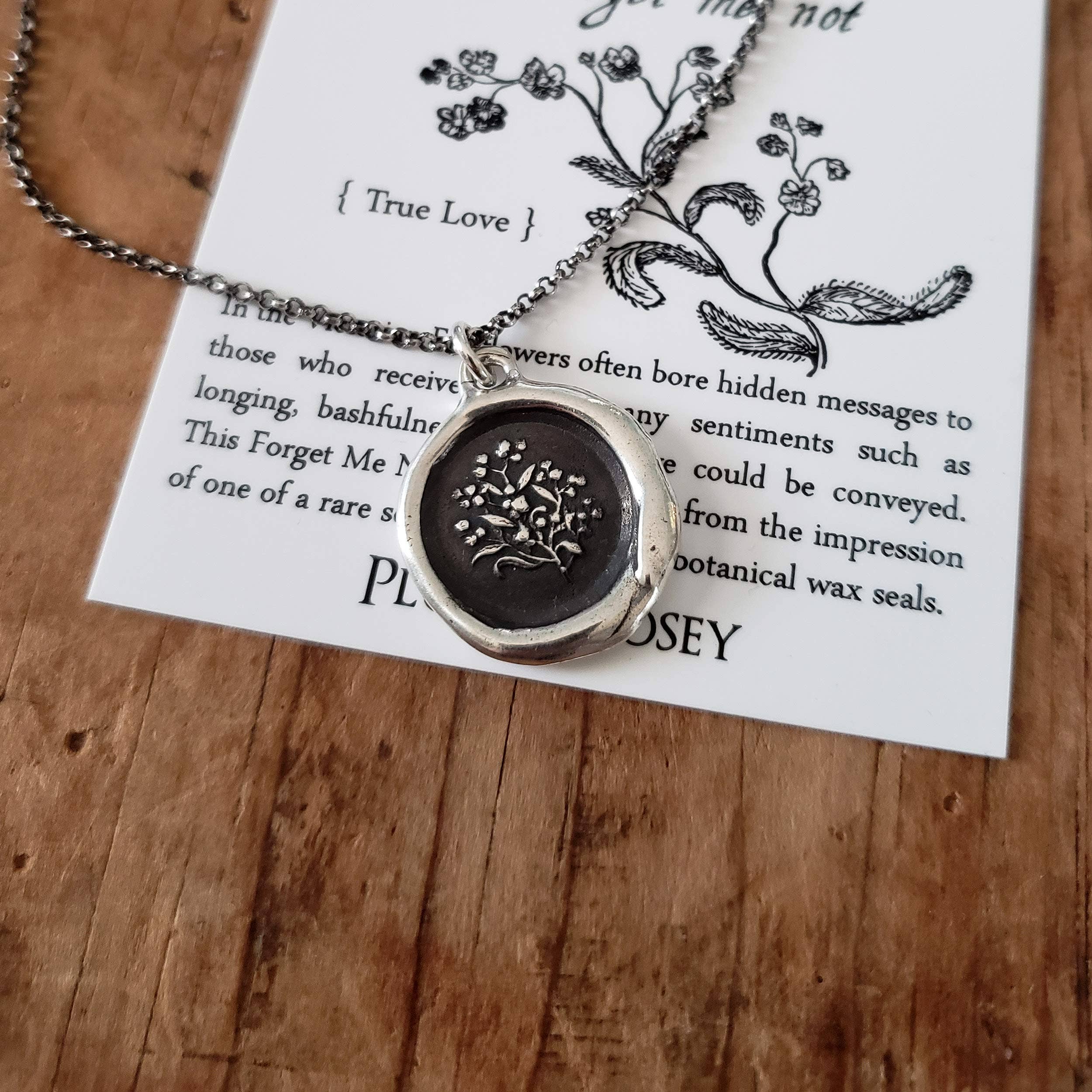 Forget Me Not Necklace - True Love