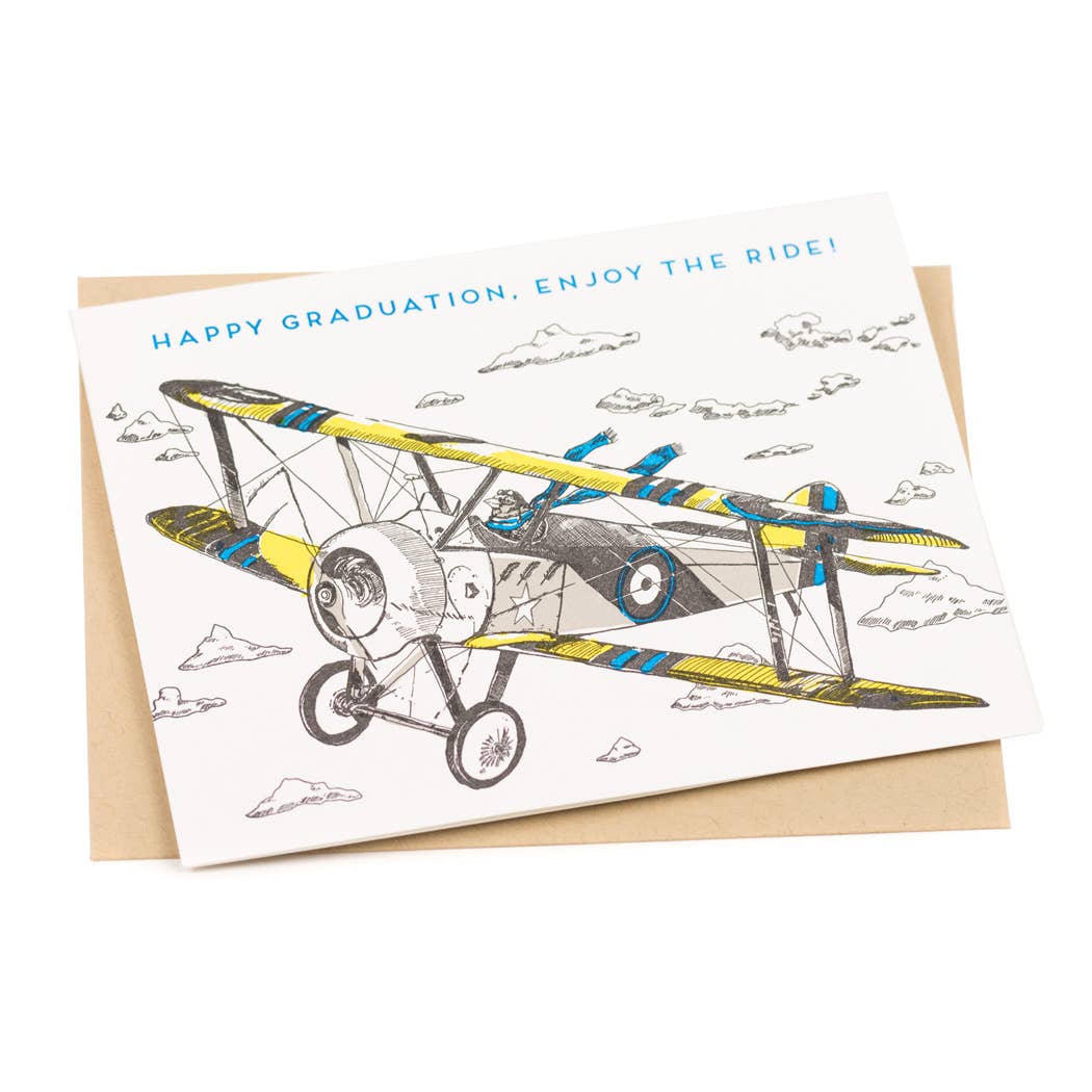 Graduation - Flying Sparrow Card - Out of the Blue