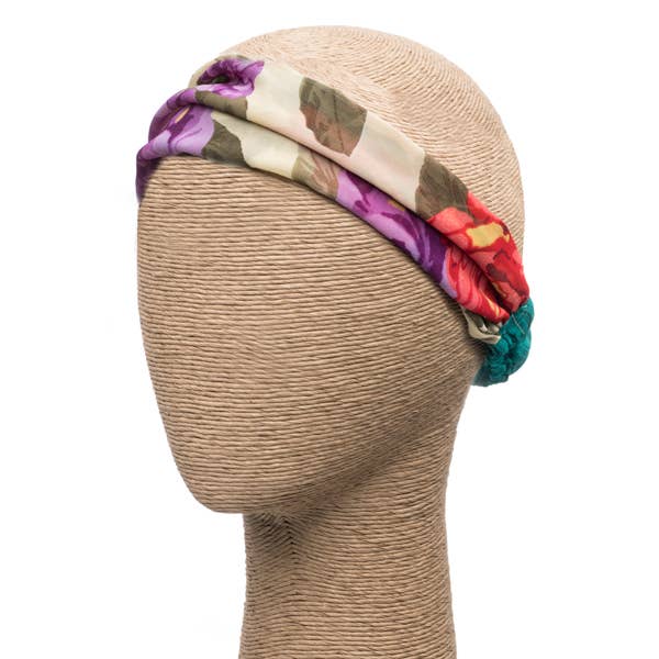 Cabana Headband - Assorted Upcycled Sari Fabric - Out of the Blue