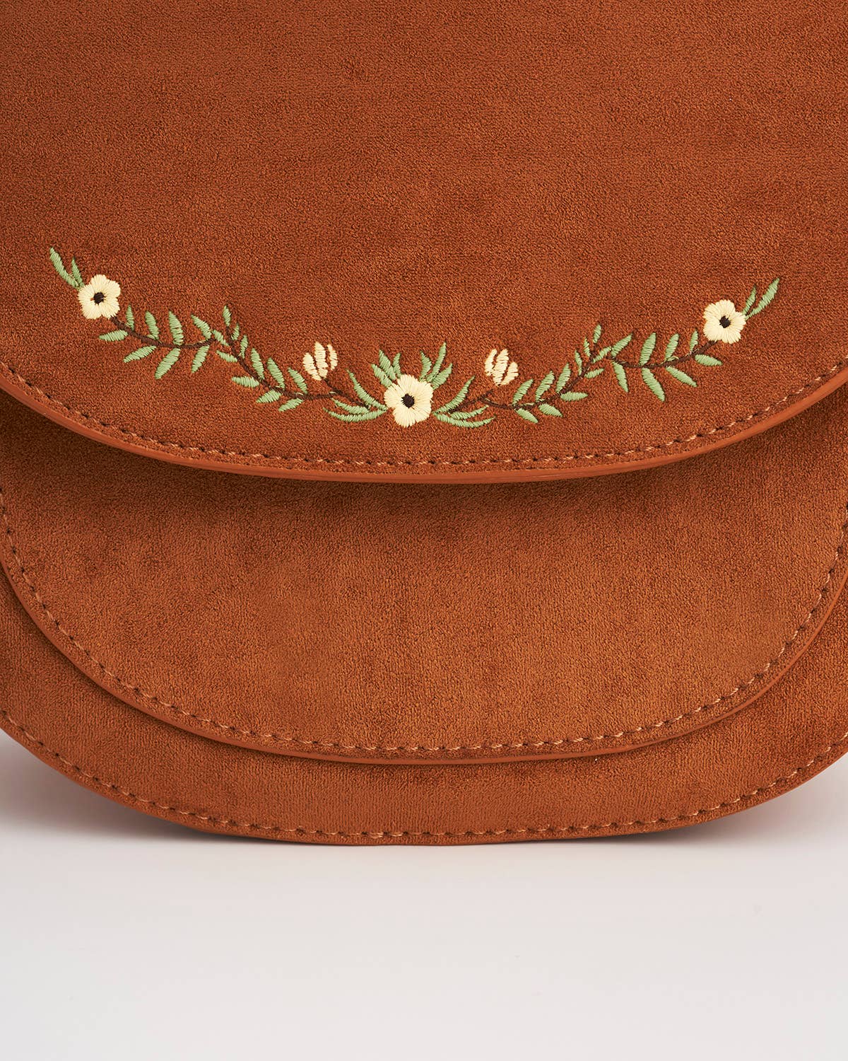 Floral Embroidered Purse - Out of the Blue