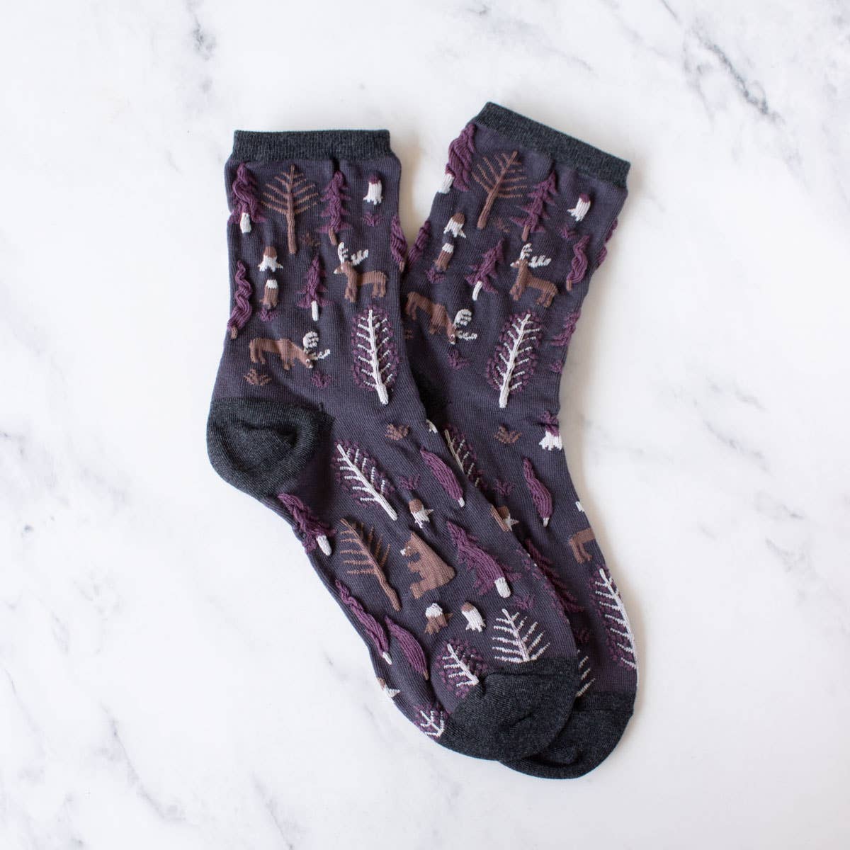 Winter Forest  Socks