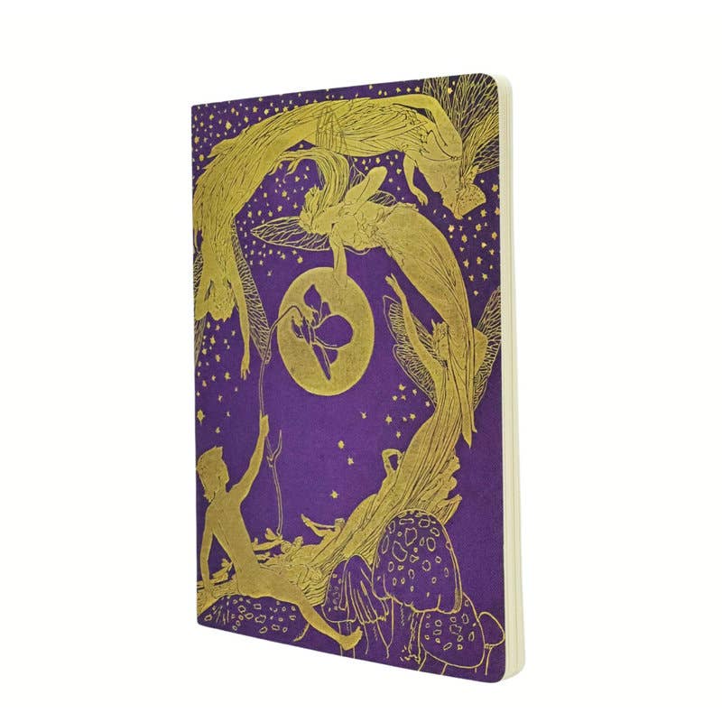 Violet Fairy A4 Unlined Softcover Cahier, 80pg, 100GSM by Paperblanks (Lang - Out of the Blue