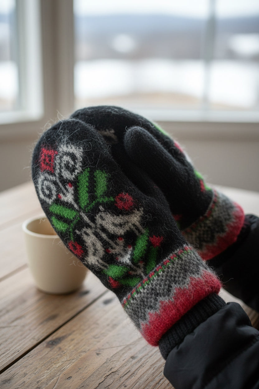 Noppikoski Knitted Mitten - Out of the Blue