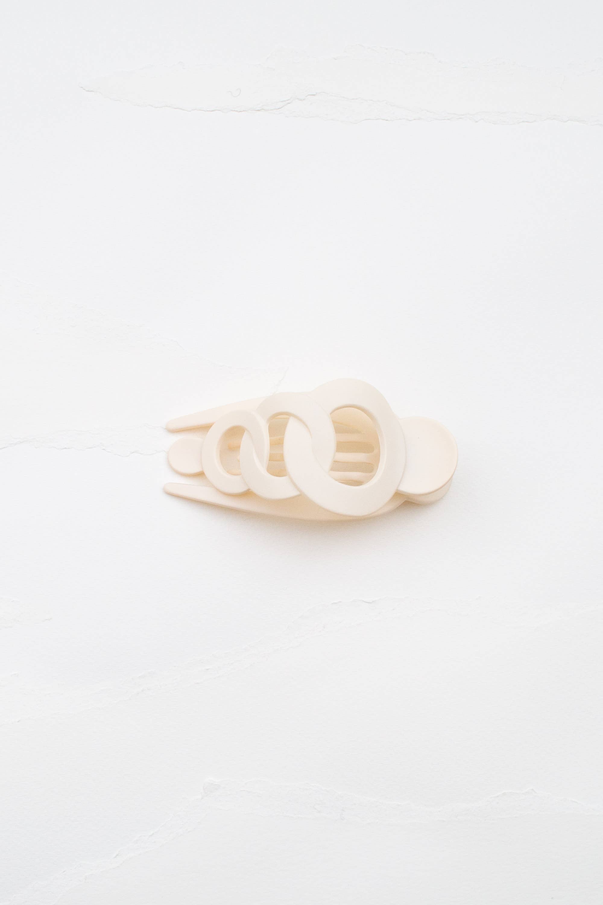 Geometric Ring Hair Claw Clips for Daily Use