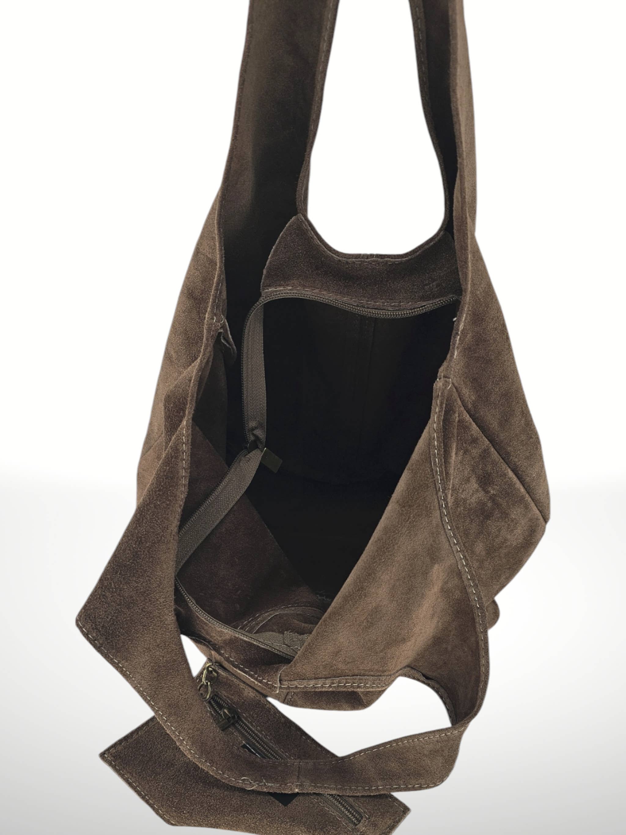 Suede Leather Shoulder Bag