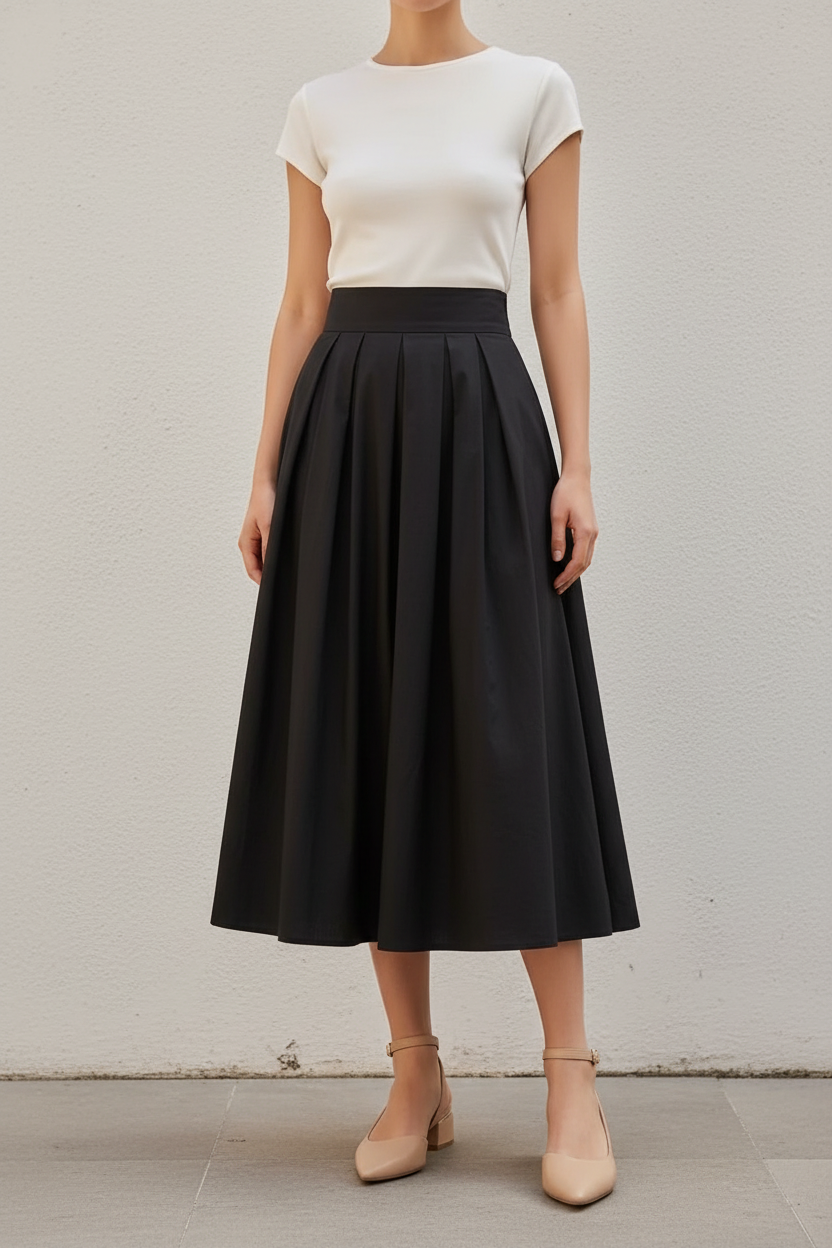 Poplin Skirt
