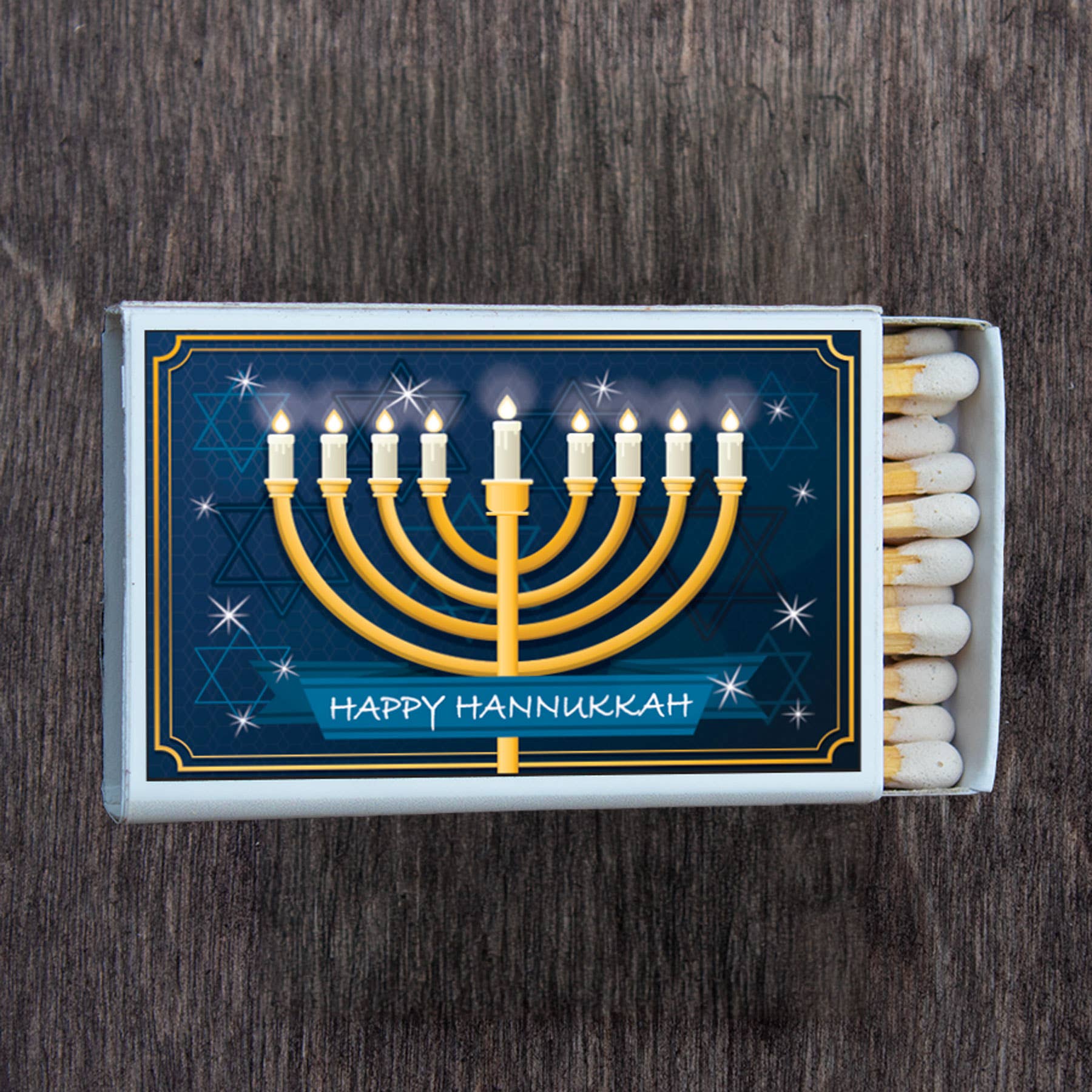 Hanukkah Judaica Matchbox Candle Acc • Decorative Matches