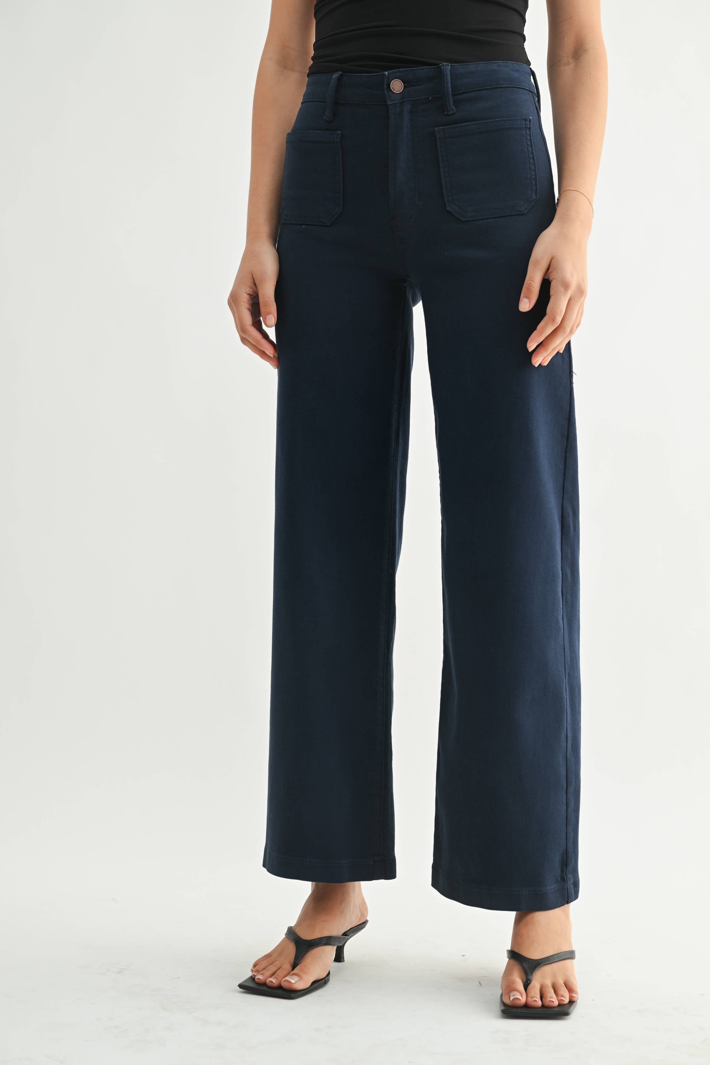 Navy Patch Pocket - Out of the Blue