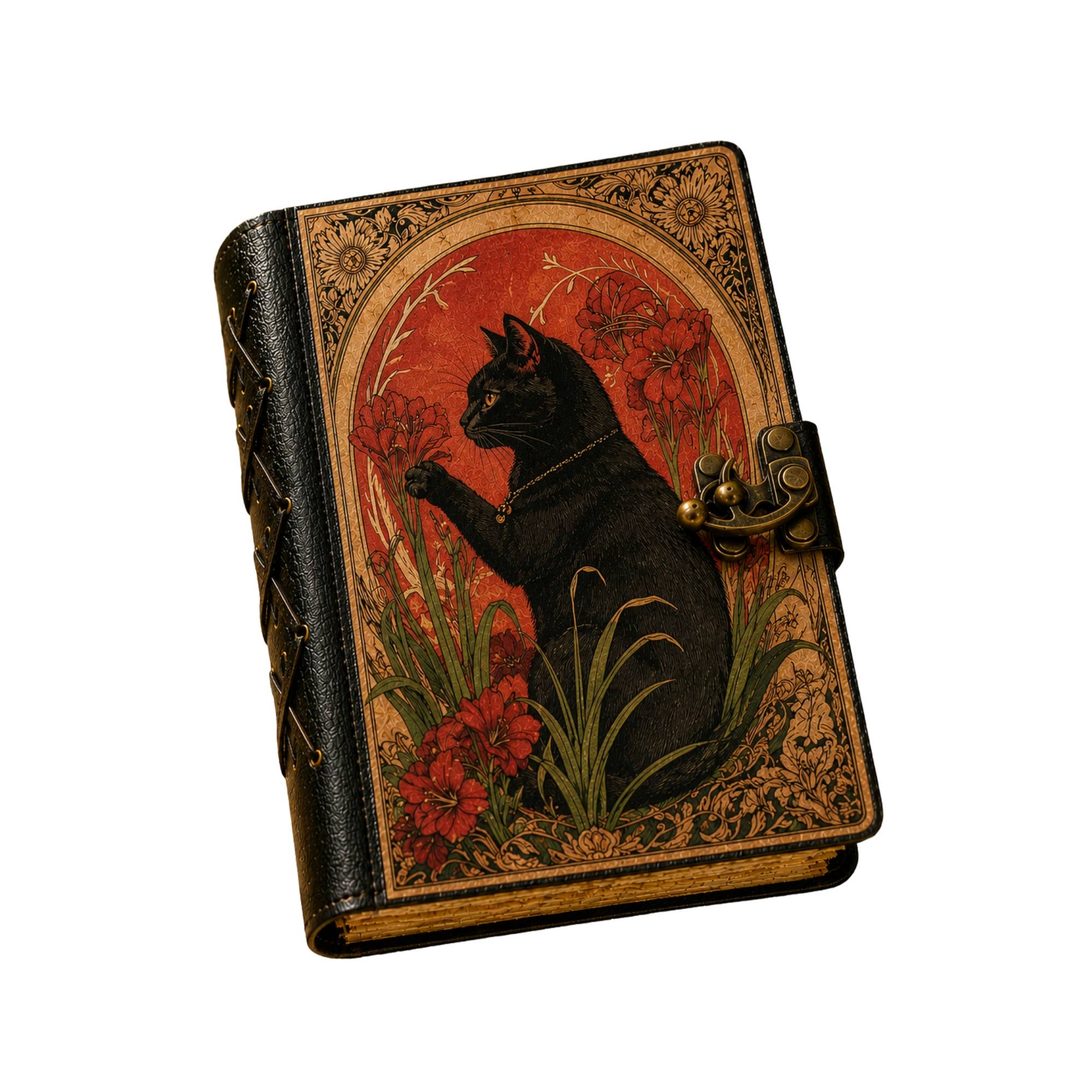 Cat Leather Journal