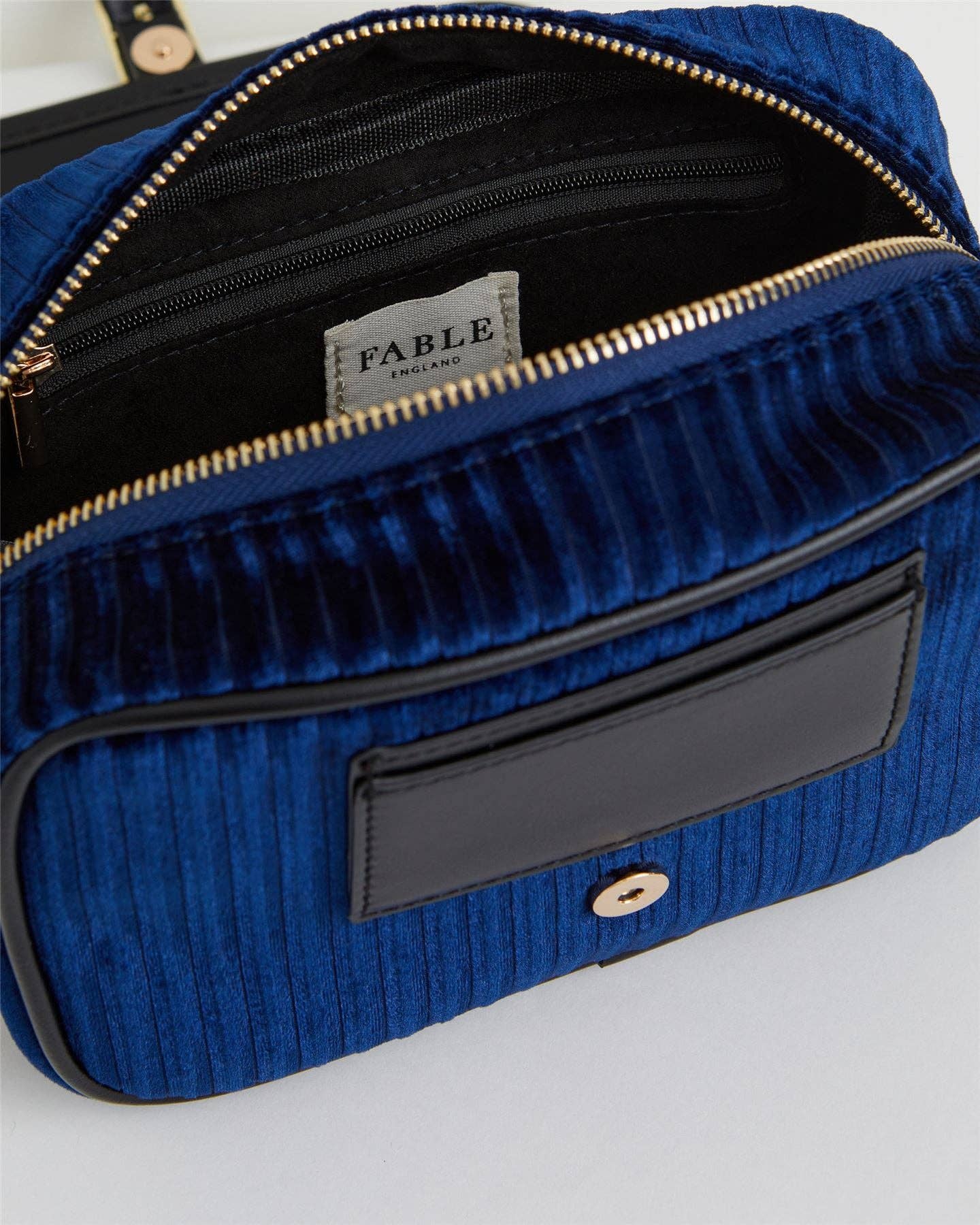 Vivianne  Camera Purse - Sapphire Blue