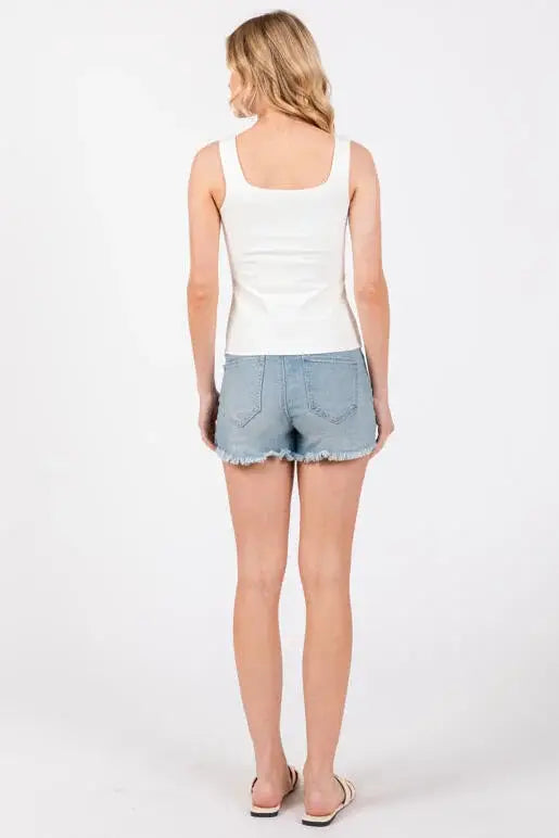Double Layer Cotton Tank