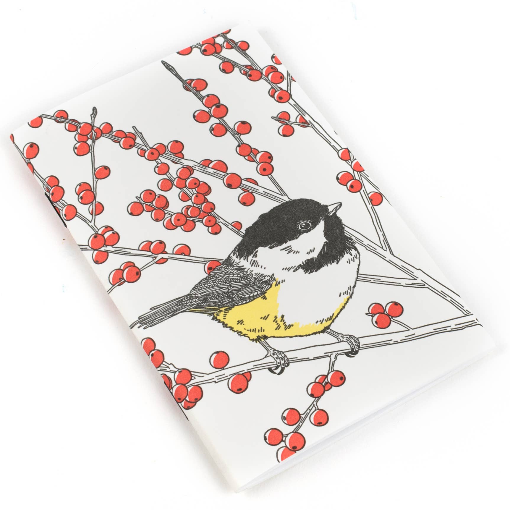 Black-capped Chickadee Pocket Notebook - West Coast Birds - Out of the Blue