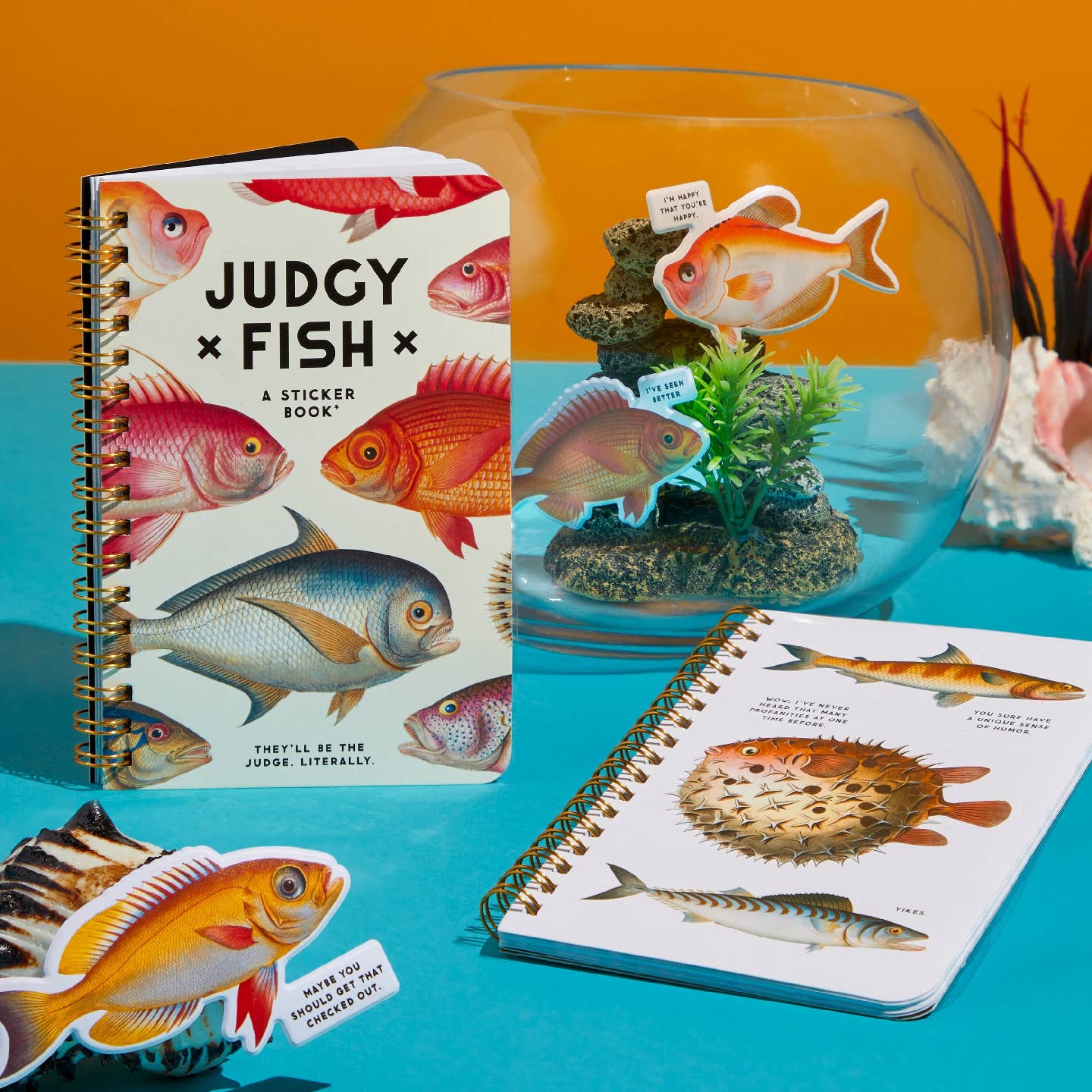 Judgy Fish Sticker Book - Out of the Blue