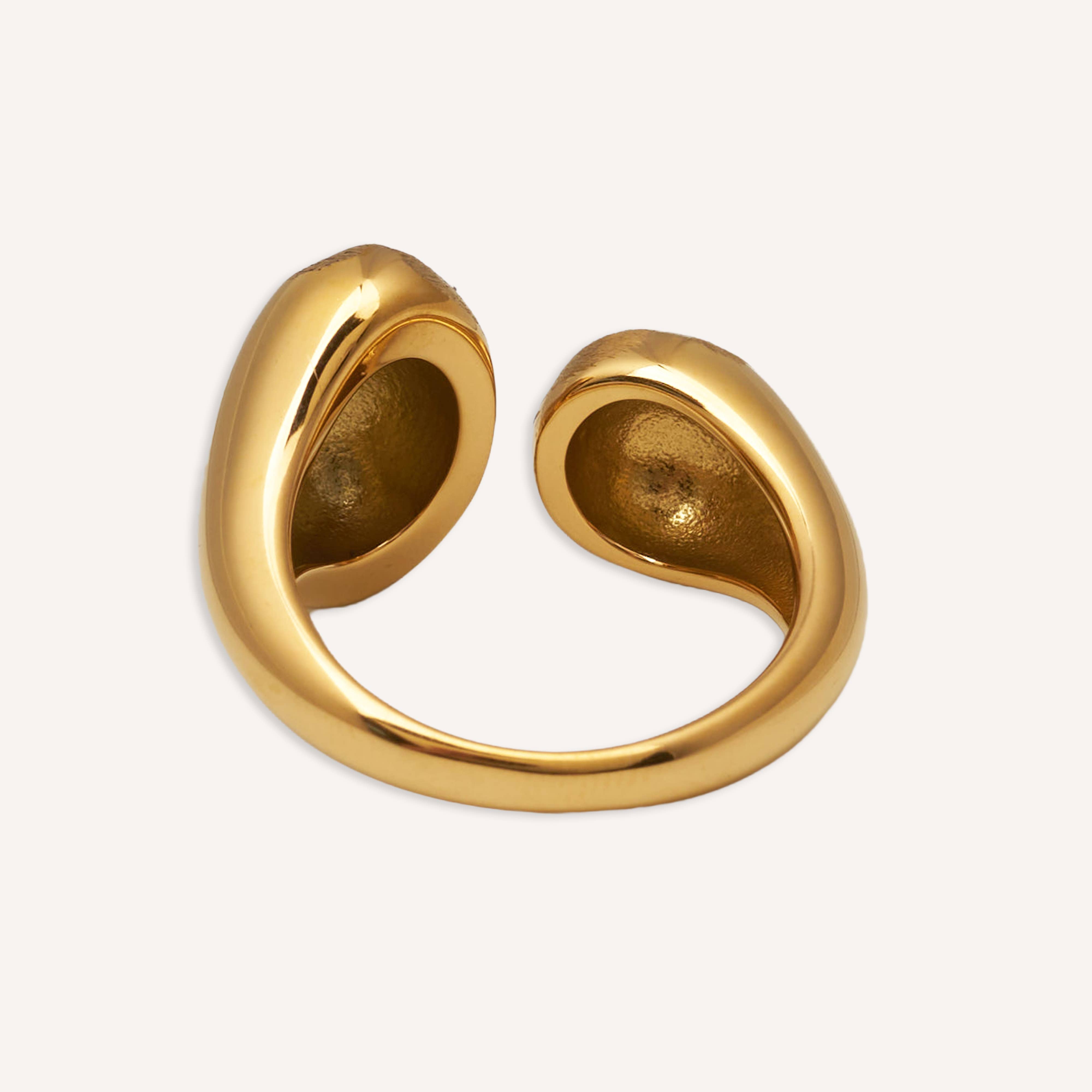 Brushed Duo Ring
