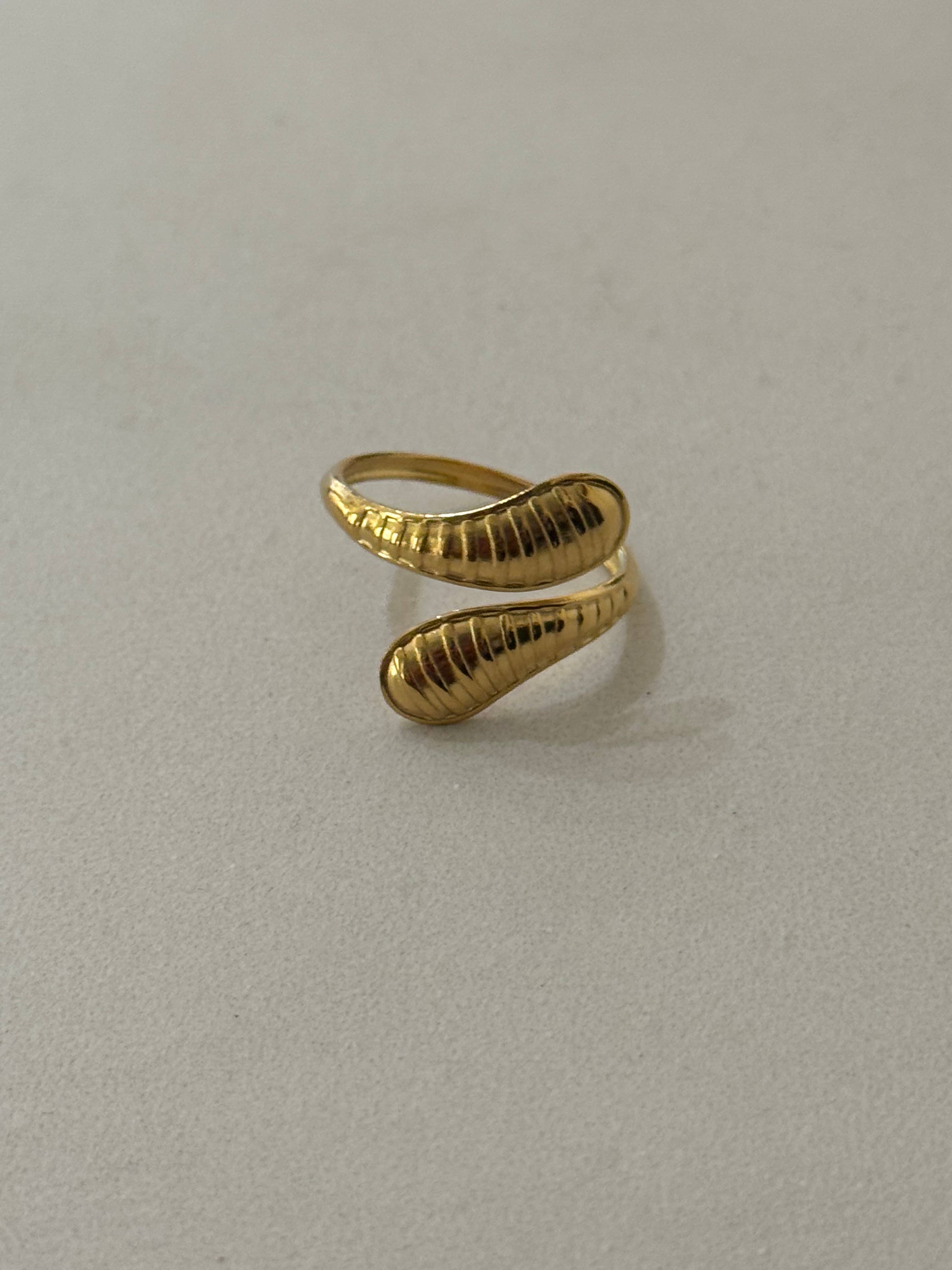 Tulio Stainless Steel Ring  - Out of the Blue