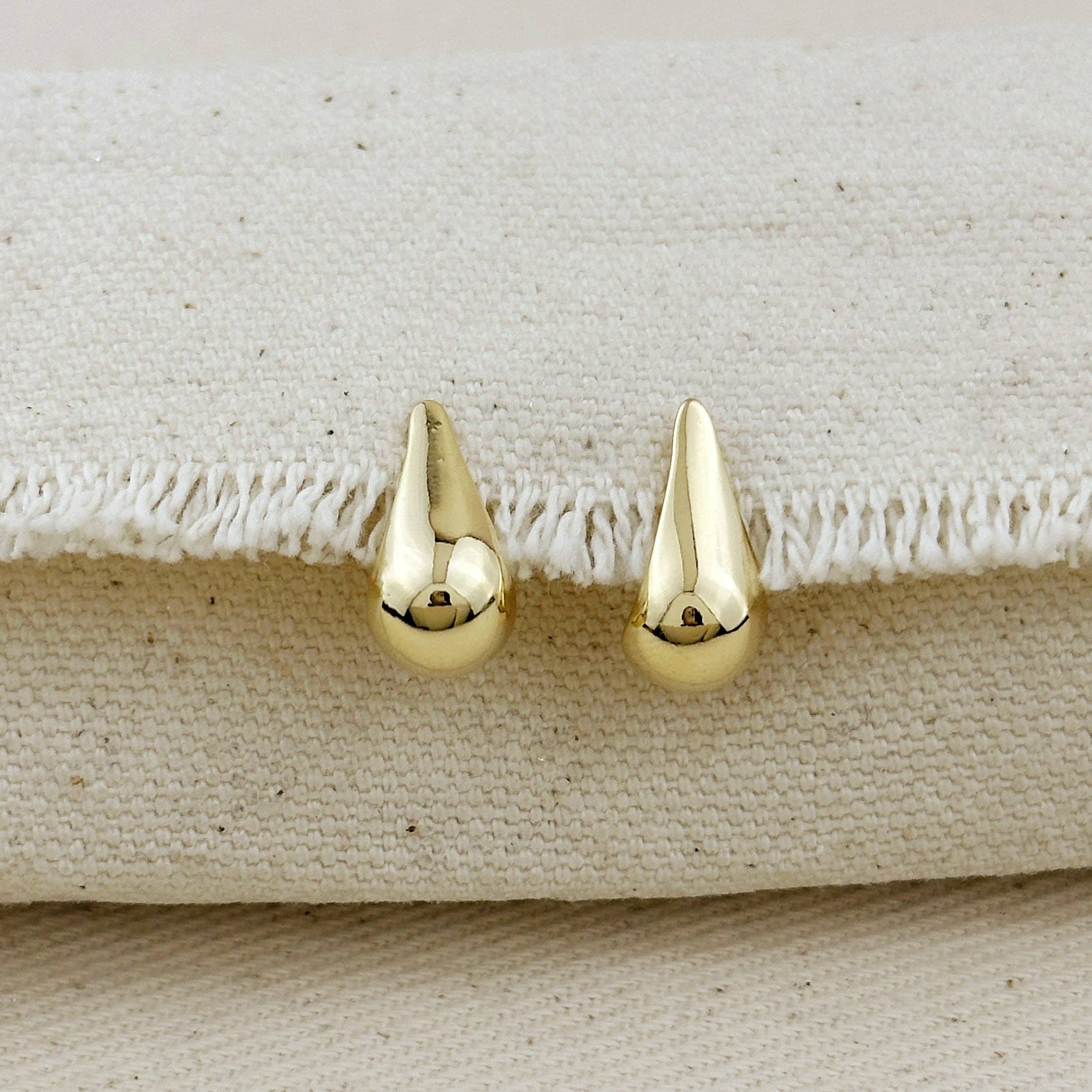 18k Gold Filled Teardrop Earrings
