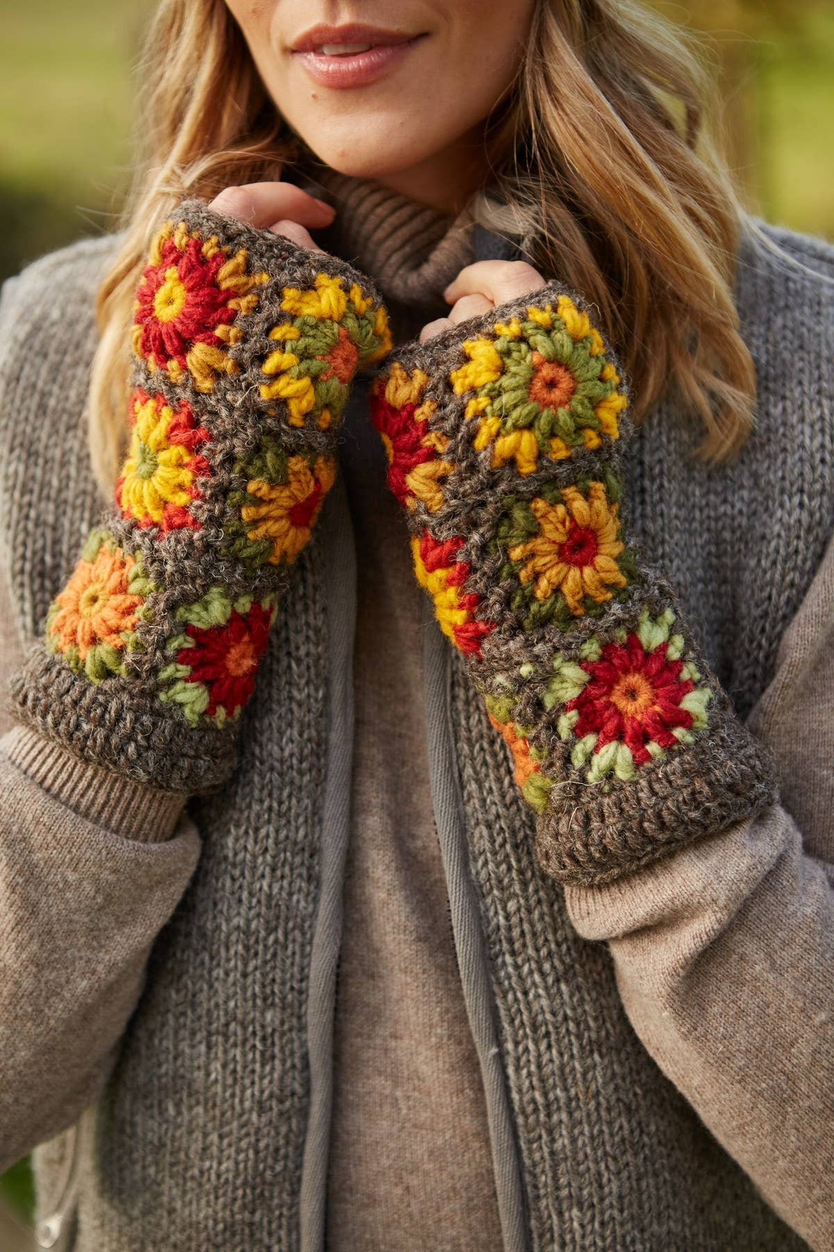 Woodstock Crochet Handwarmers