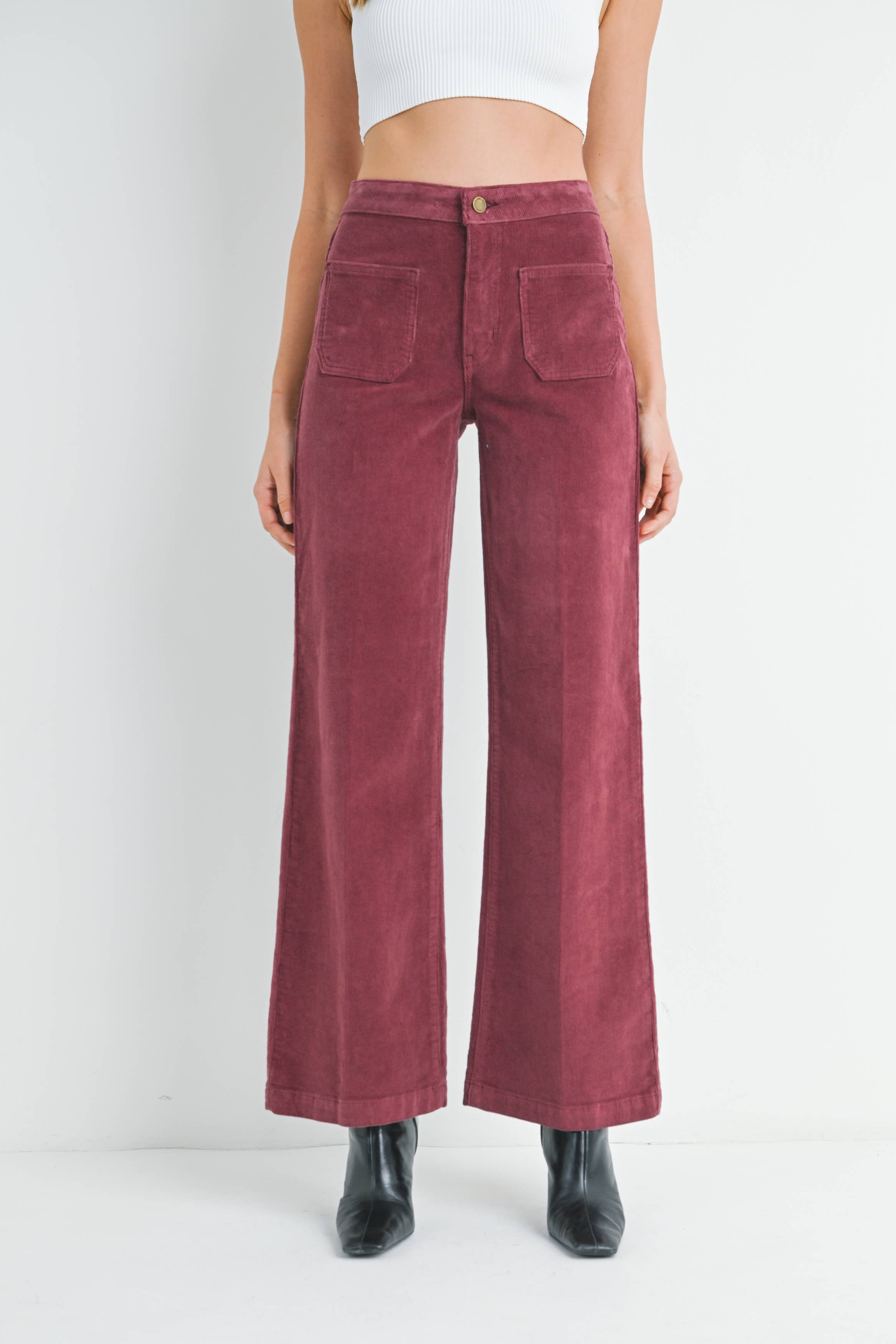 Cord Patch Pocket Pant