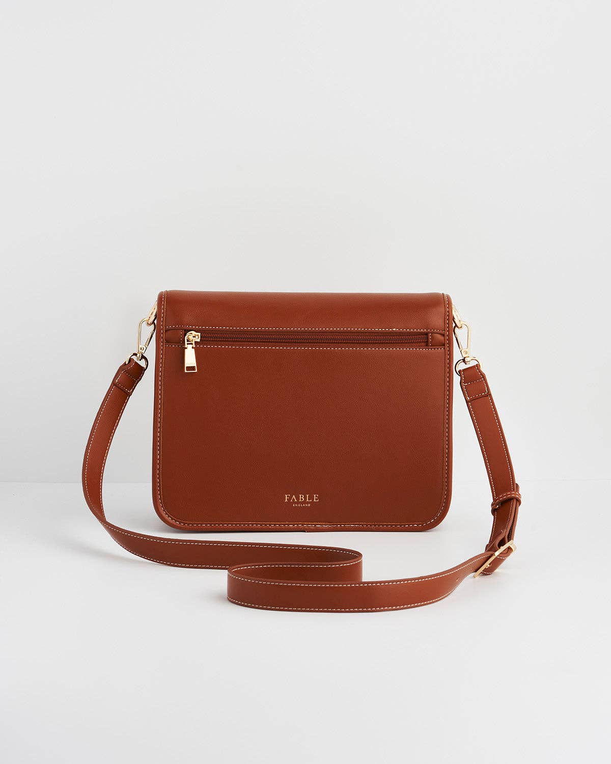Into the Woods Tan Classic Satchel - Out of the Blue