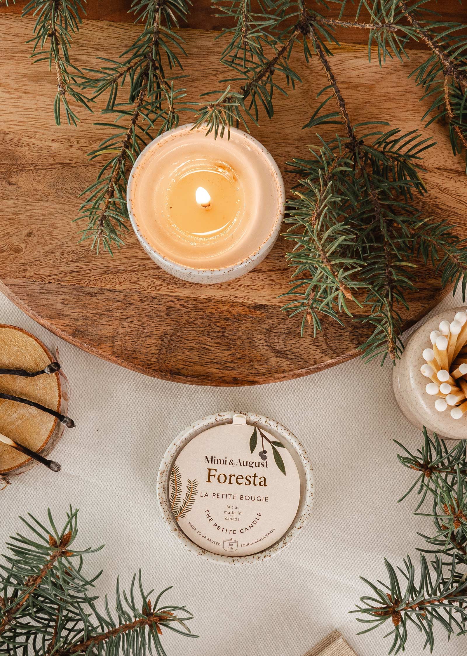 Foresta reusable candle- 3 oz