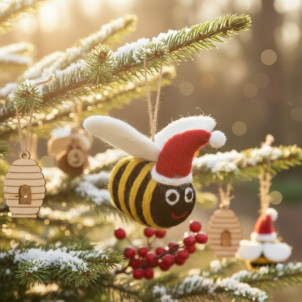 Handmade Felt Christmas Big Bumblebee