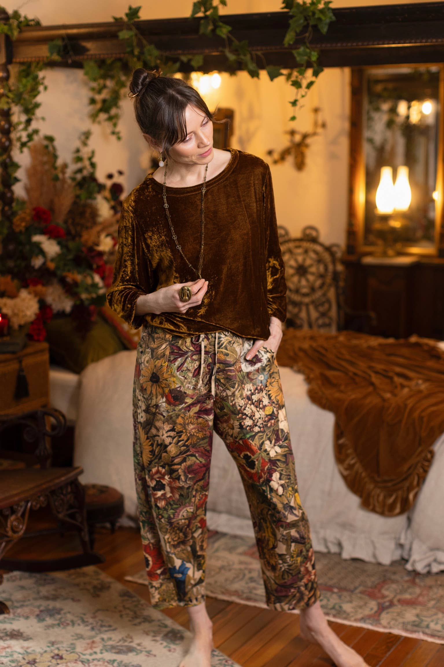 Golden Hour Linen Artist Pant
