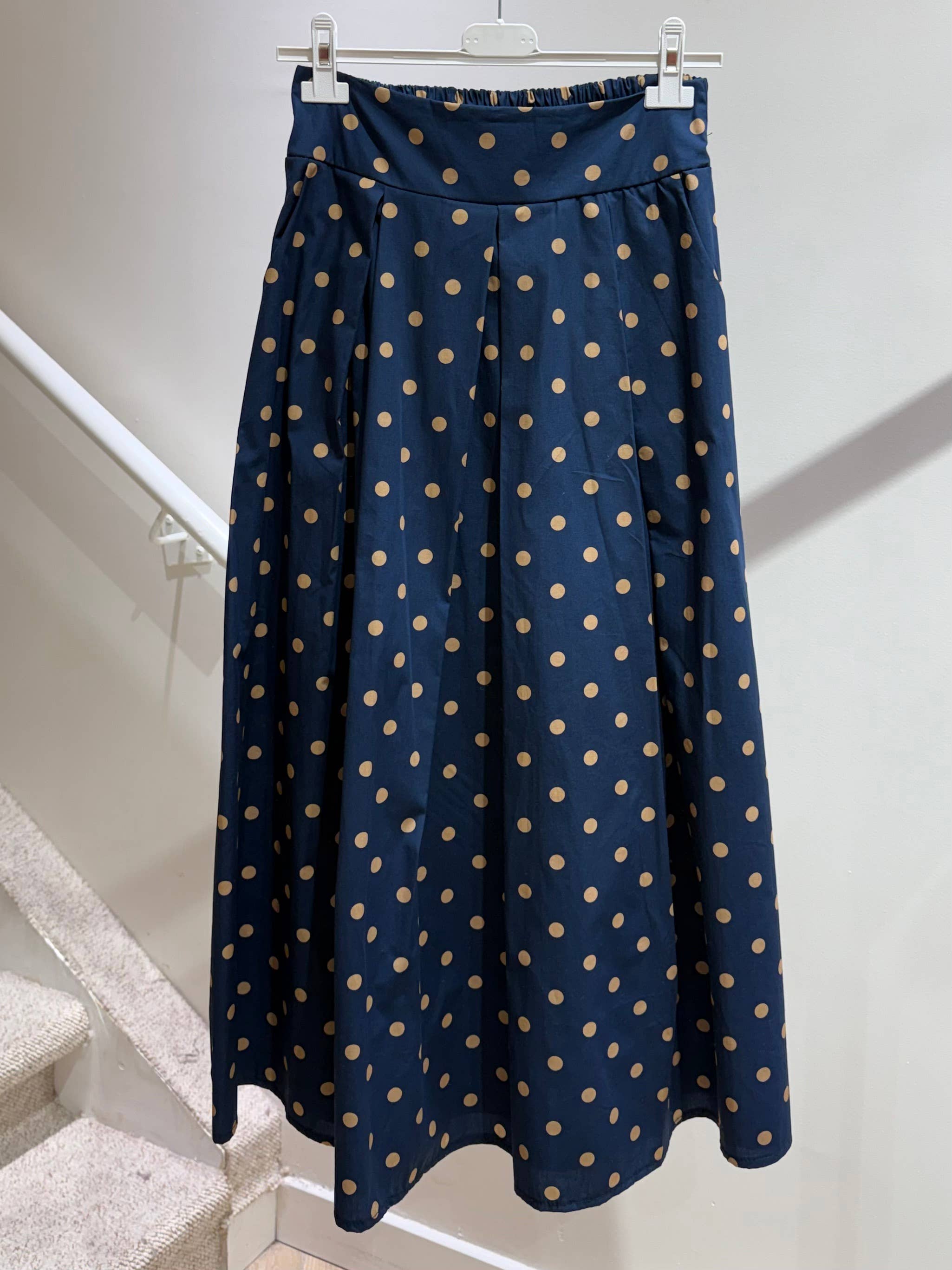 Cotton skirt 2292-5 - Out of the Blue